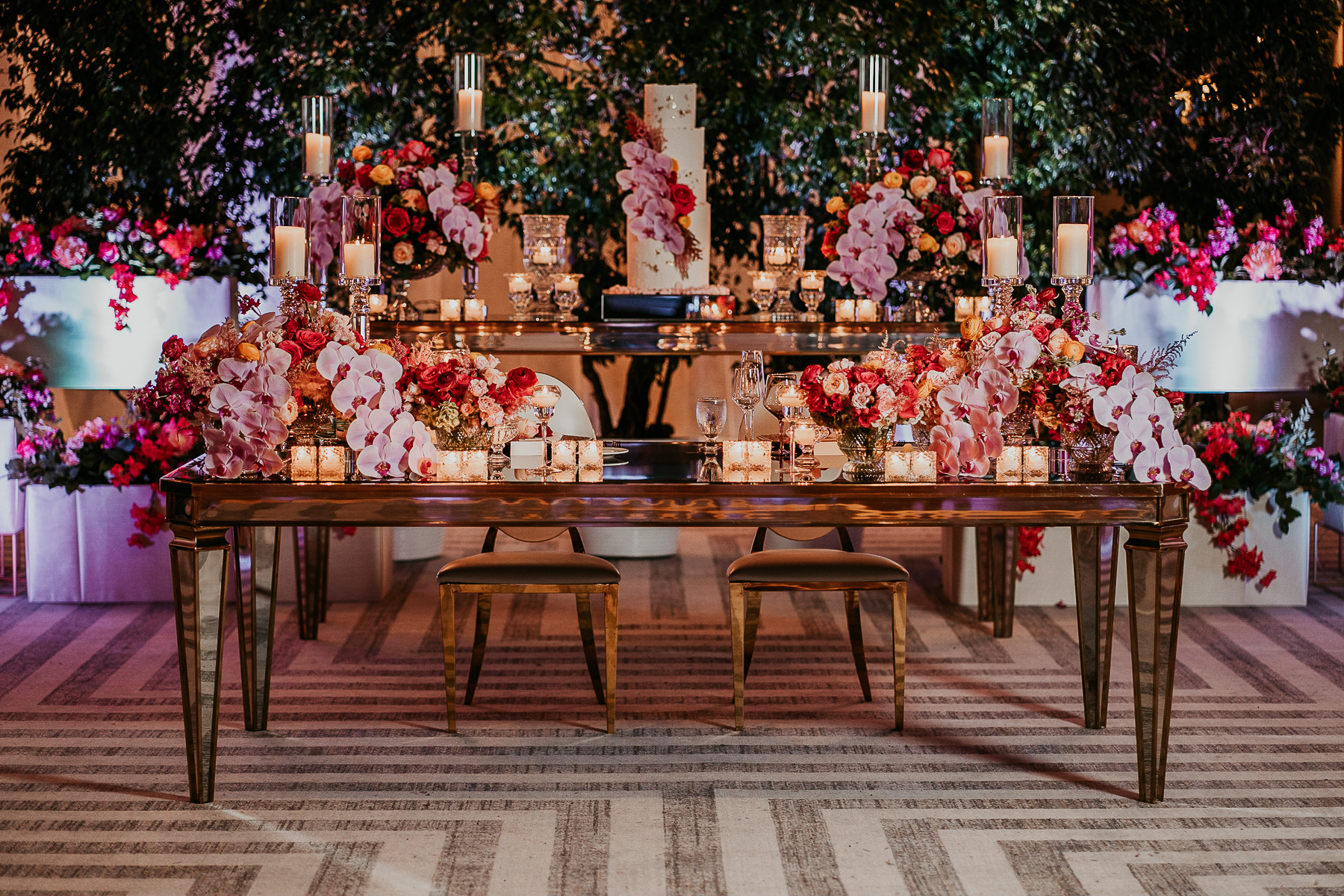 Bride and groom table at Hyatt Rio Grande