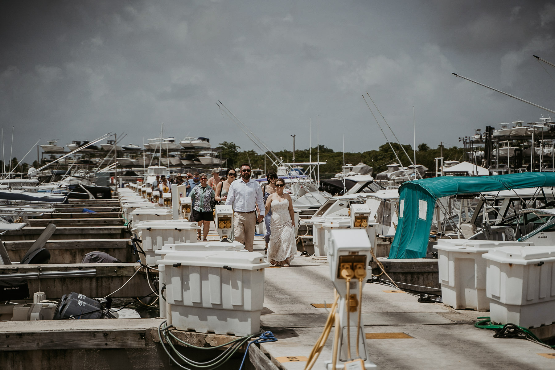 A Dreamy Puerto Rico Micro Wedding on a Catamaran Near Icacos Island 