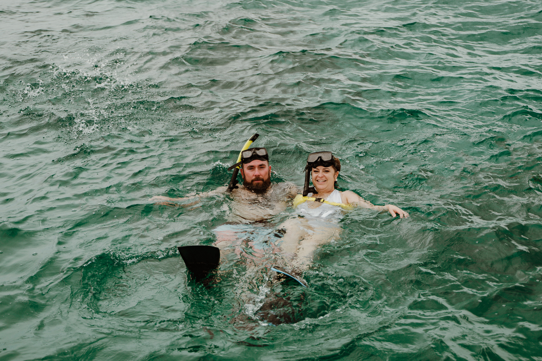 A Dreamy Puerto Rico Micro Wedding on a Catamaran Near Icacos Island 