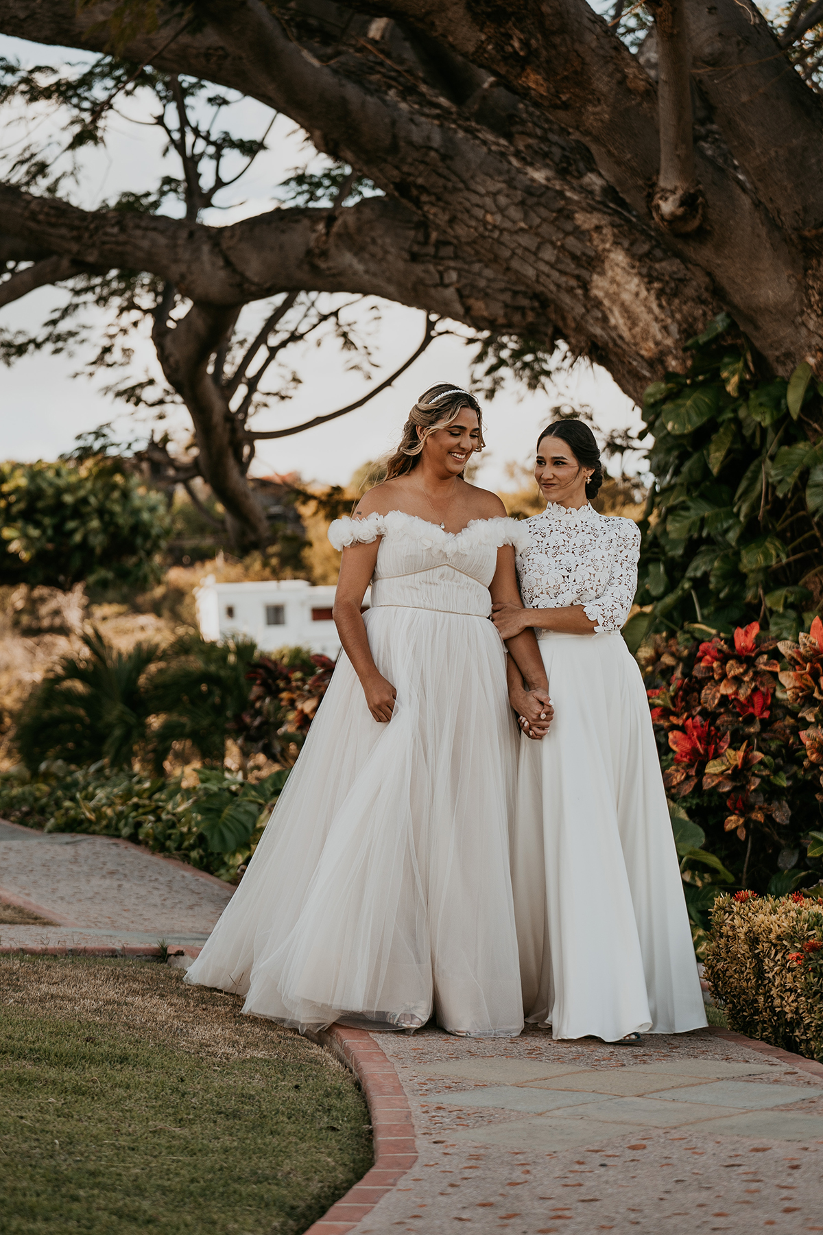 LGBTQ+ Couple during their wedding at Ponce