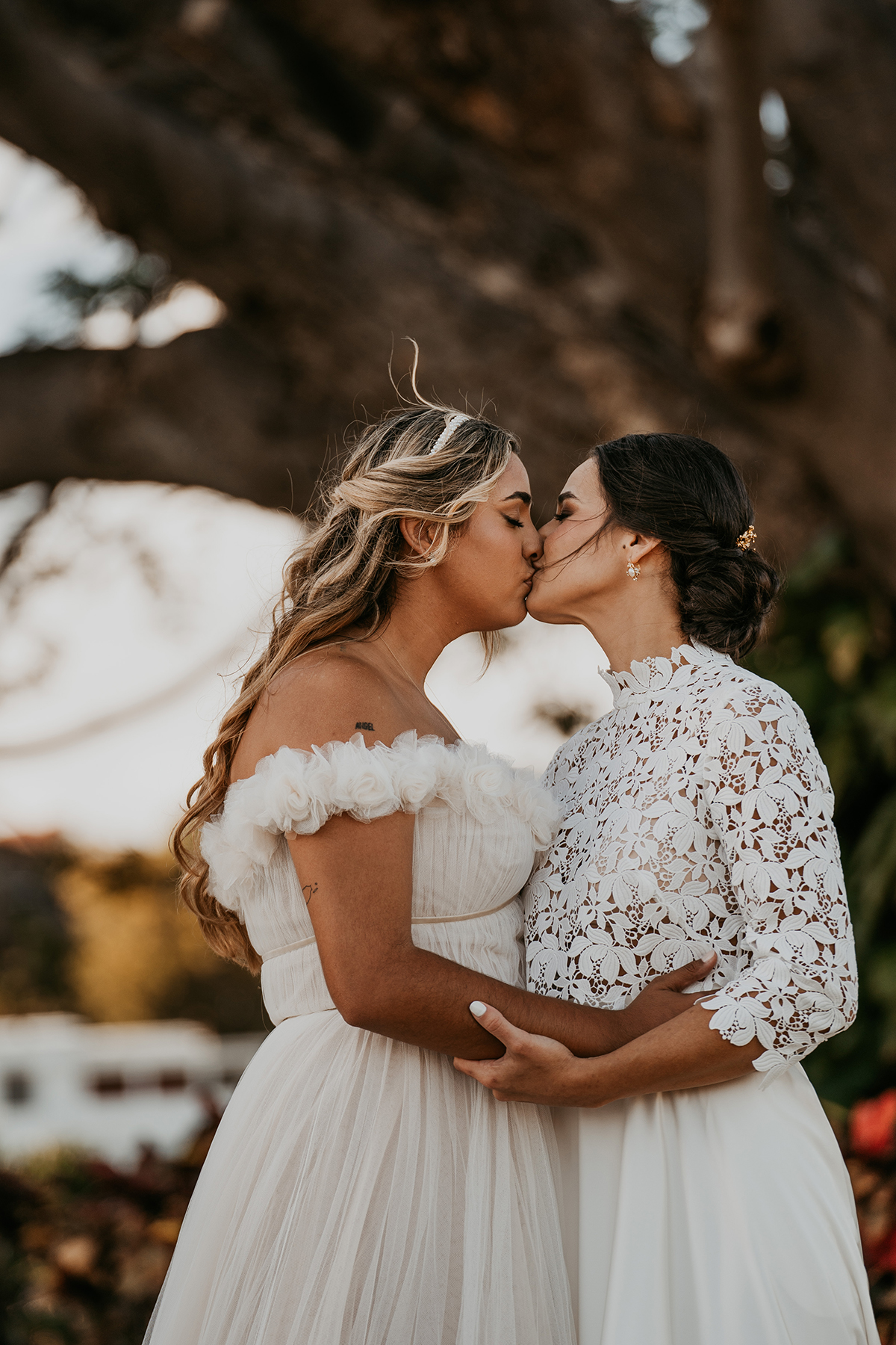 LGBTQ+ Couple during their wedding at Ponce