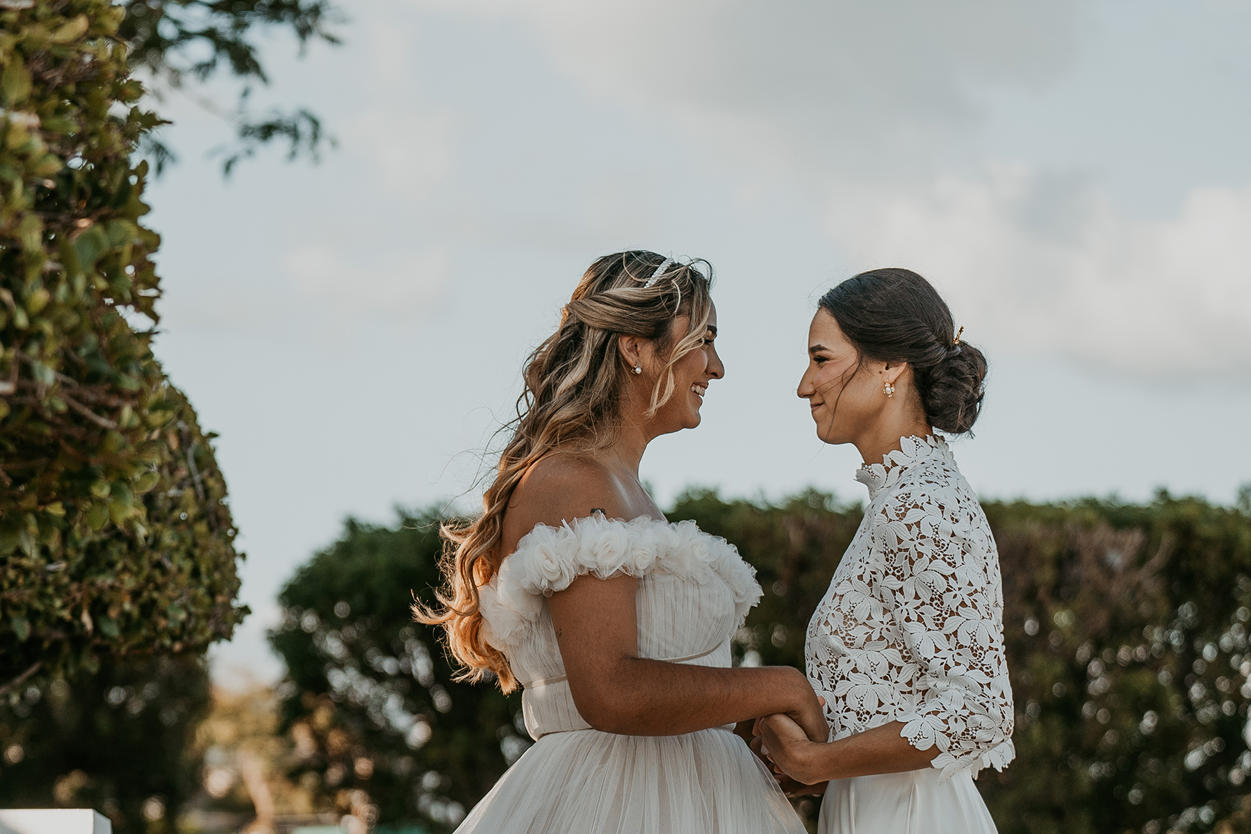 LGBTQ+ Couple during their wedding at Ponce