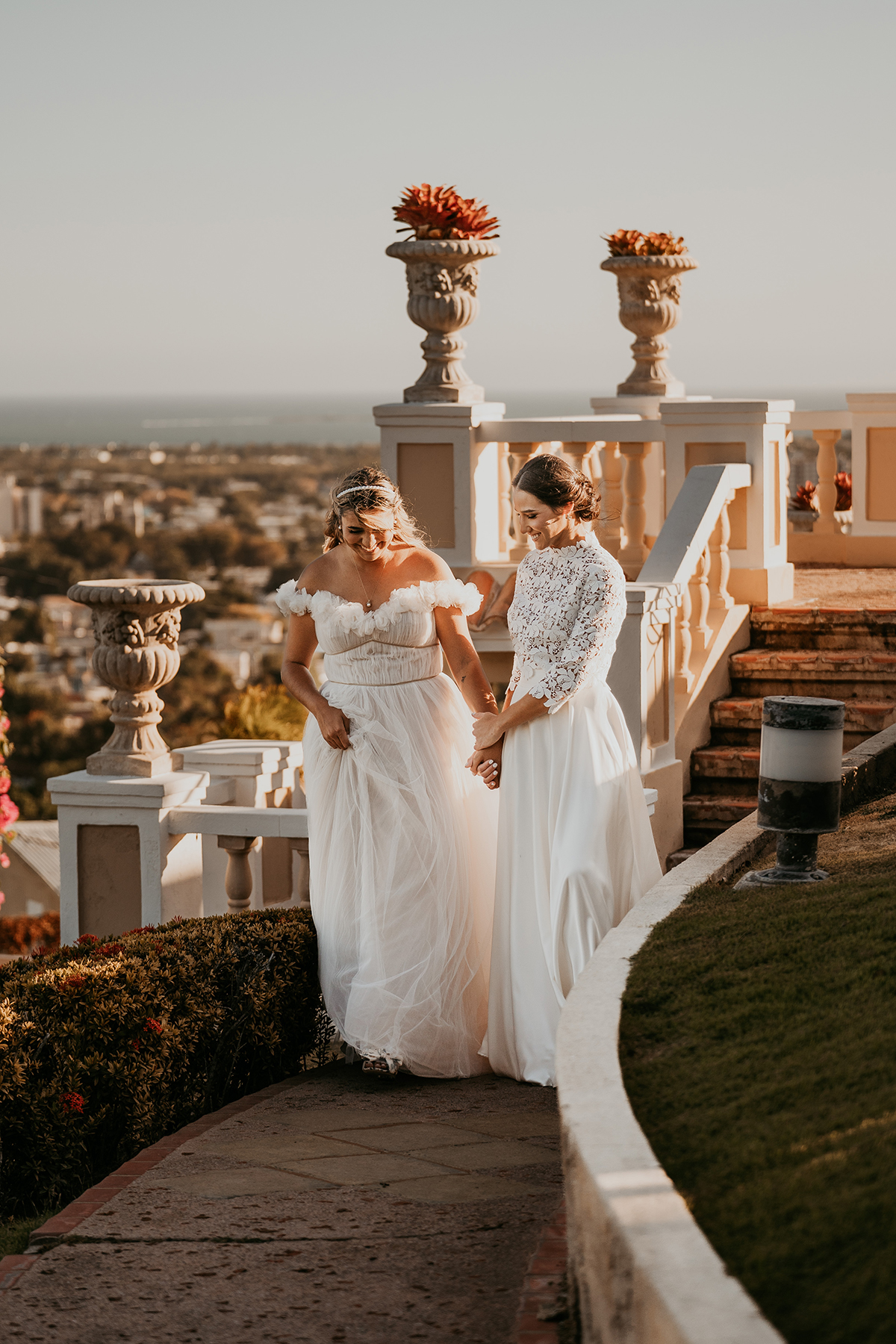 LGBTQ+ Couple during their wedding at Ponce