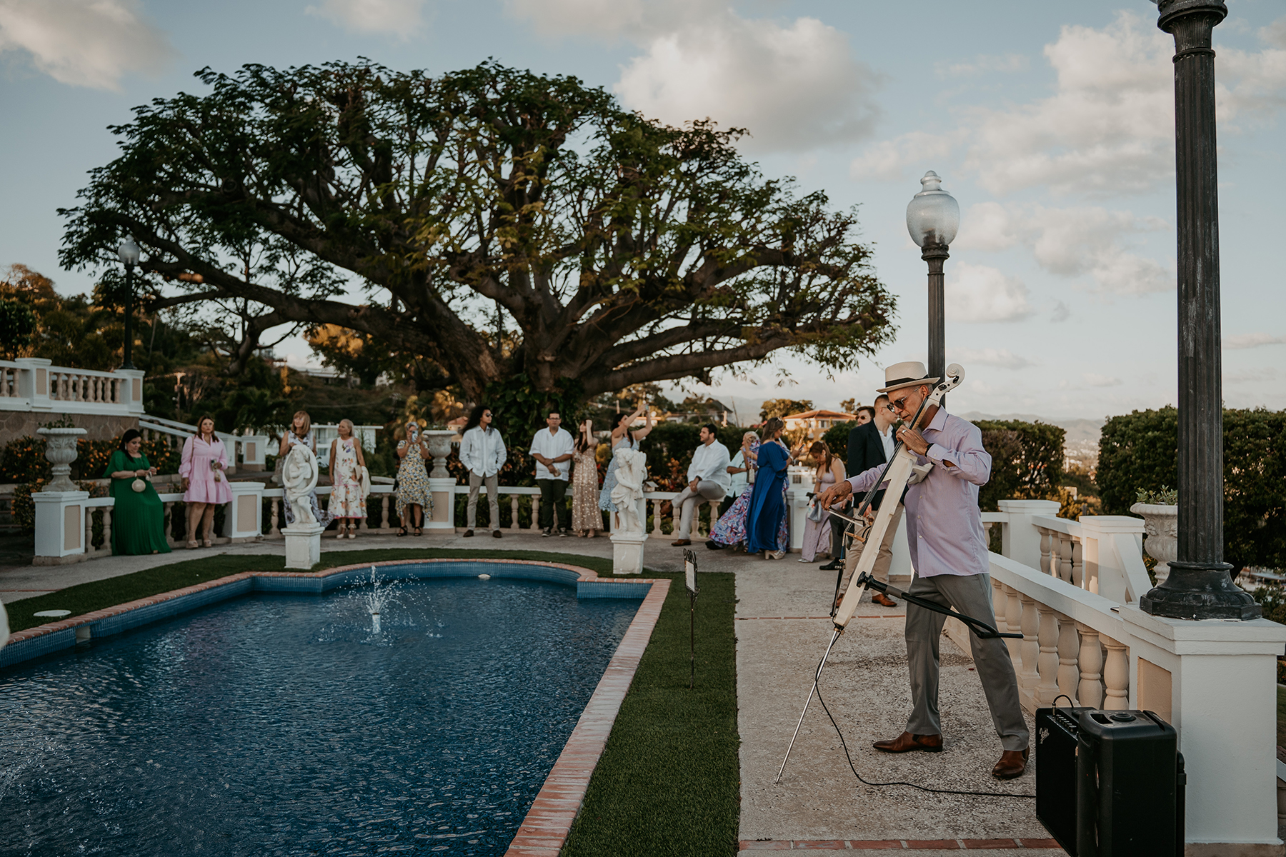 Wedding ceremony at Serrallés Ponce