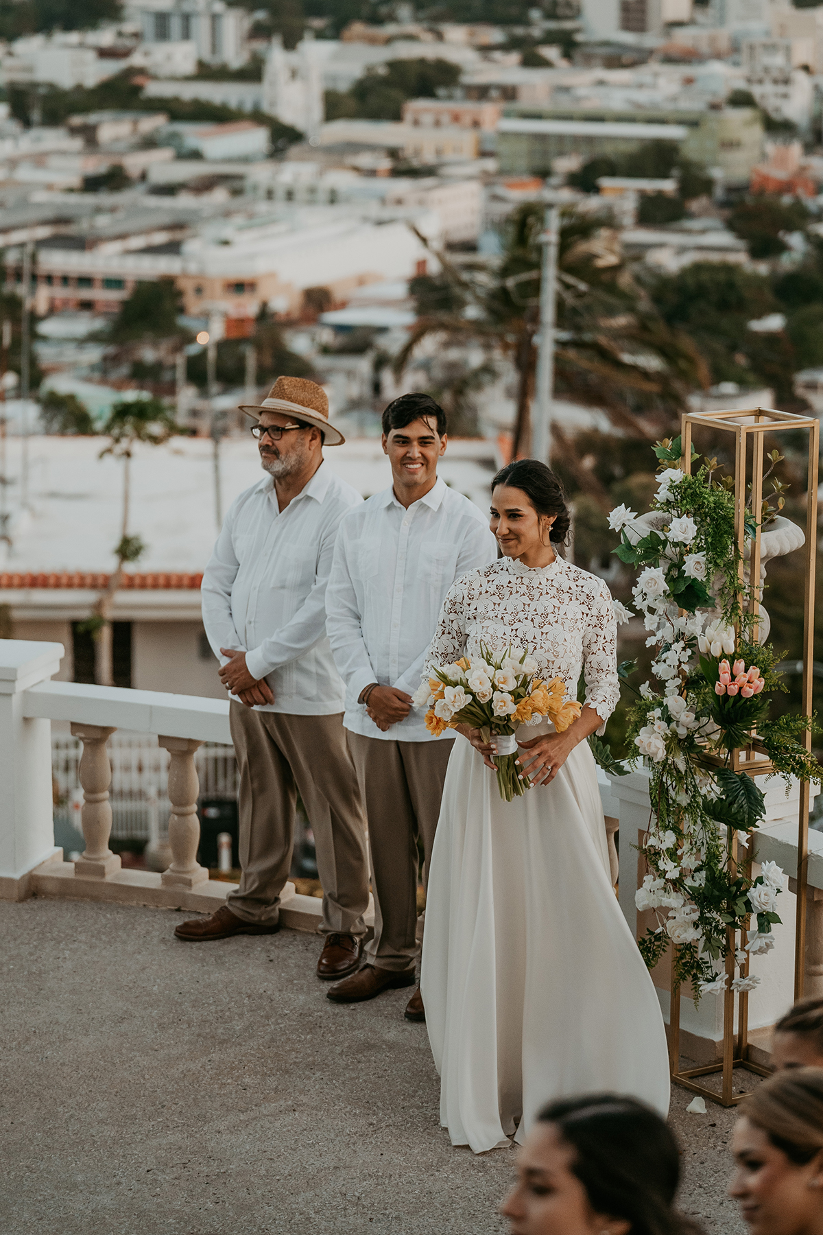 Wedding ceremony at Serrallés Ponce