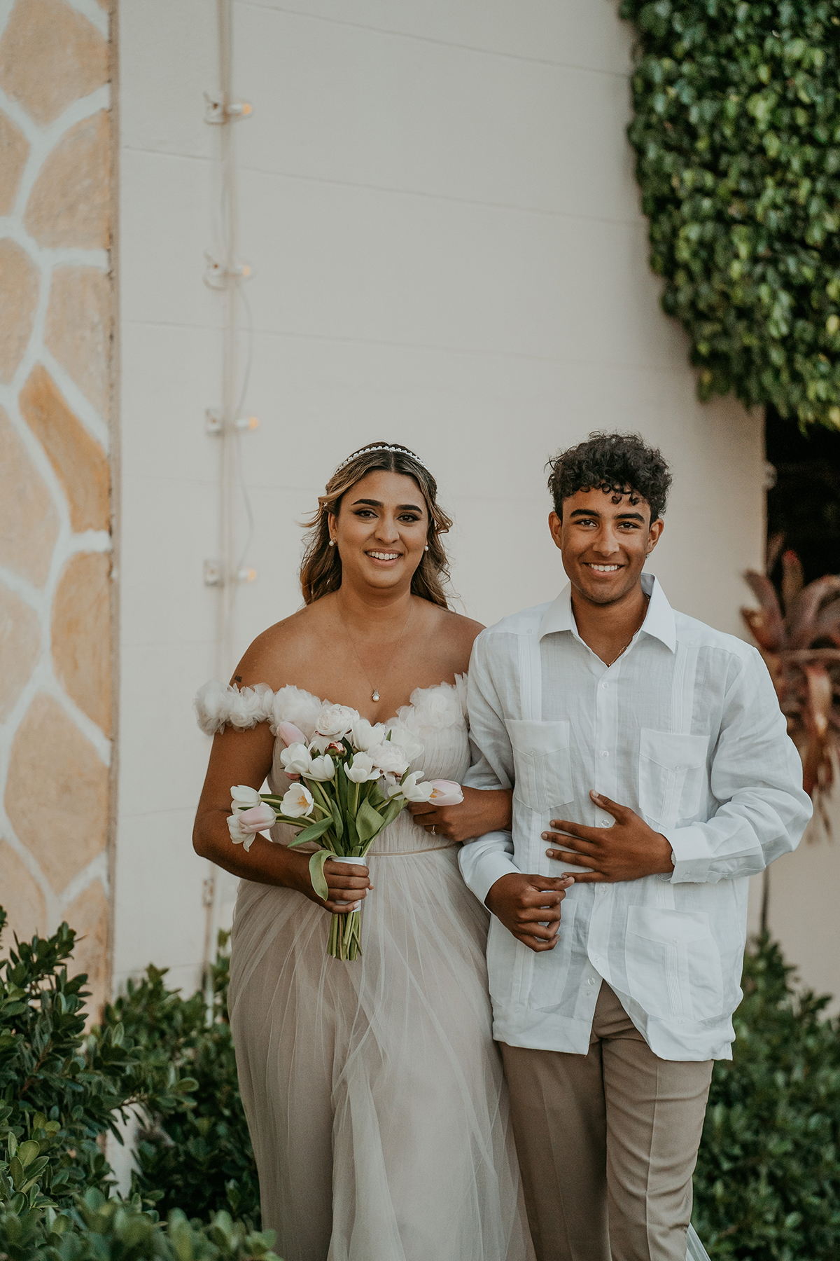 Wedding ceremony at Serrallés Ponce