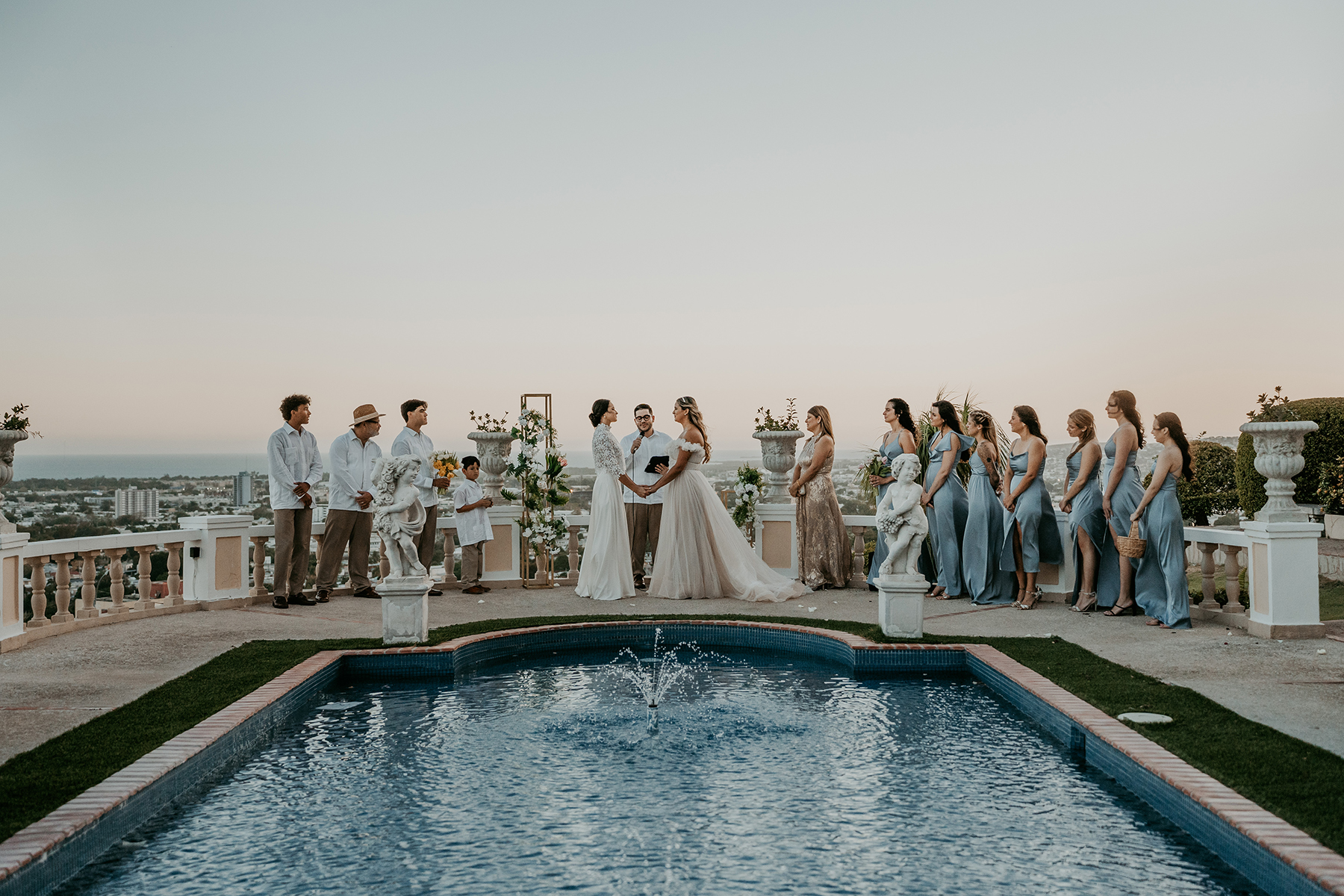 A Magical LGBTQ+ Wedding at Castillo Serrallés in Ponce