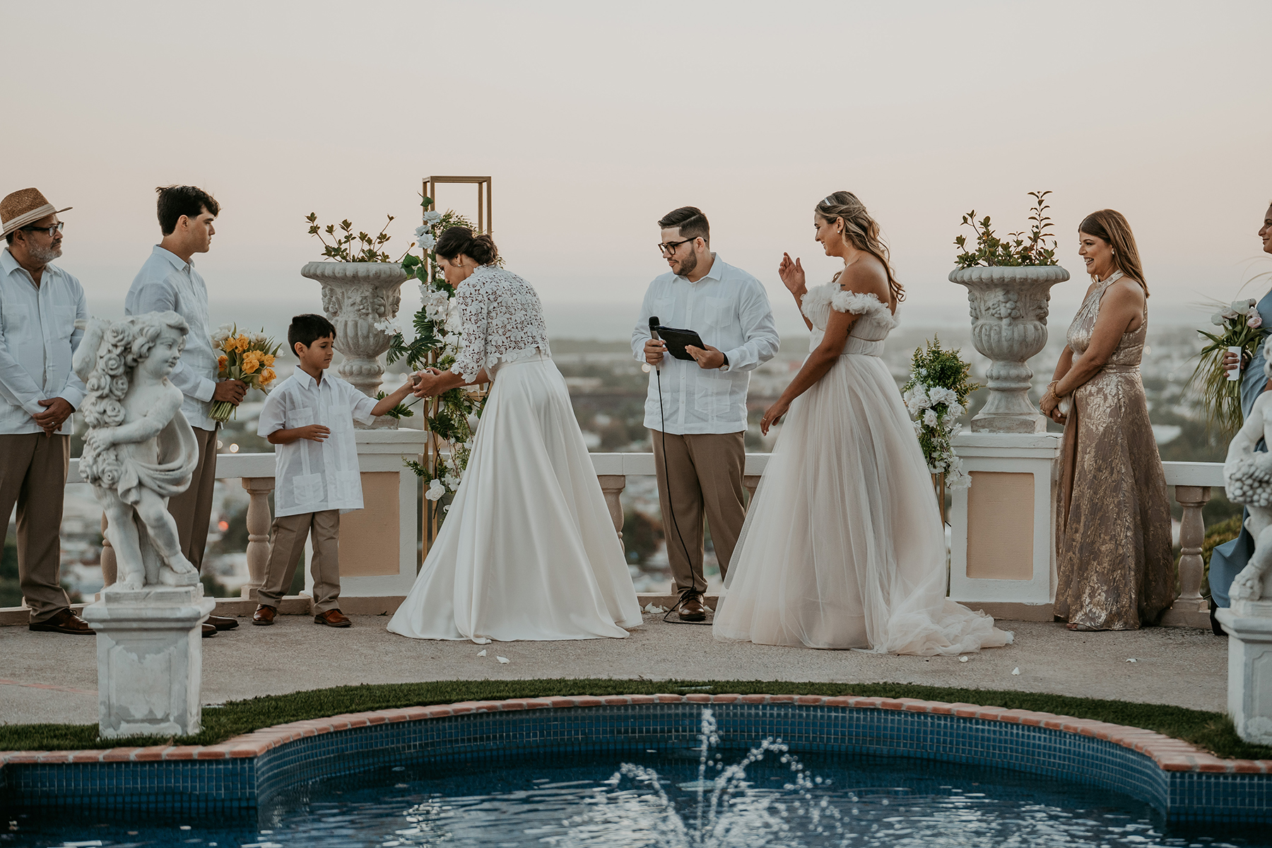 LGBTQ+ Wedding ceremony at Serrallés Ponce