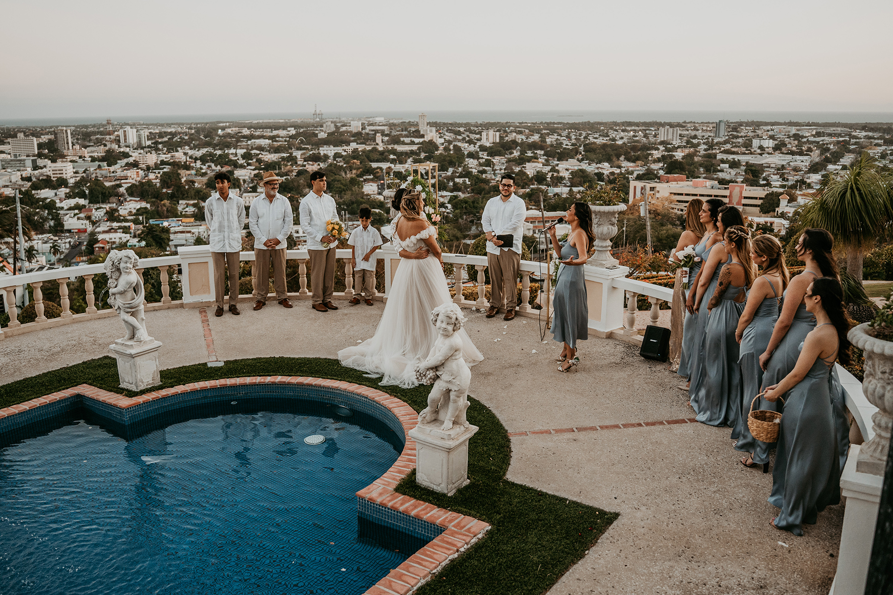 LGBTQ+ Wedding ceremony at Serrallés Ponce