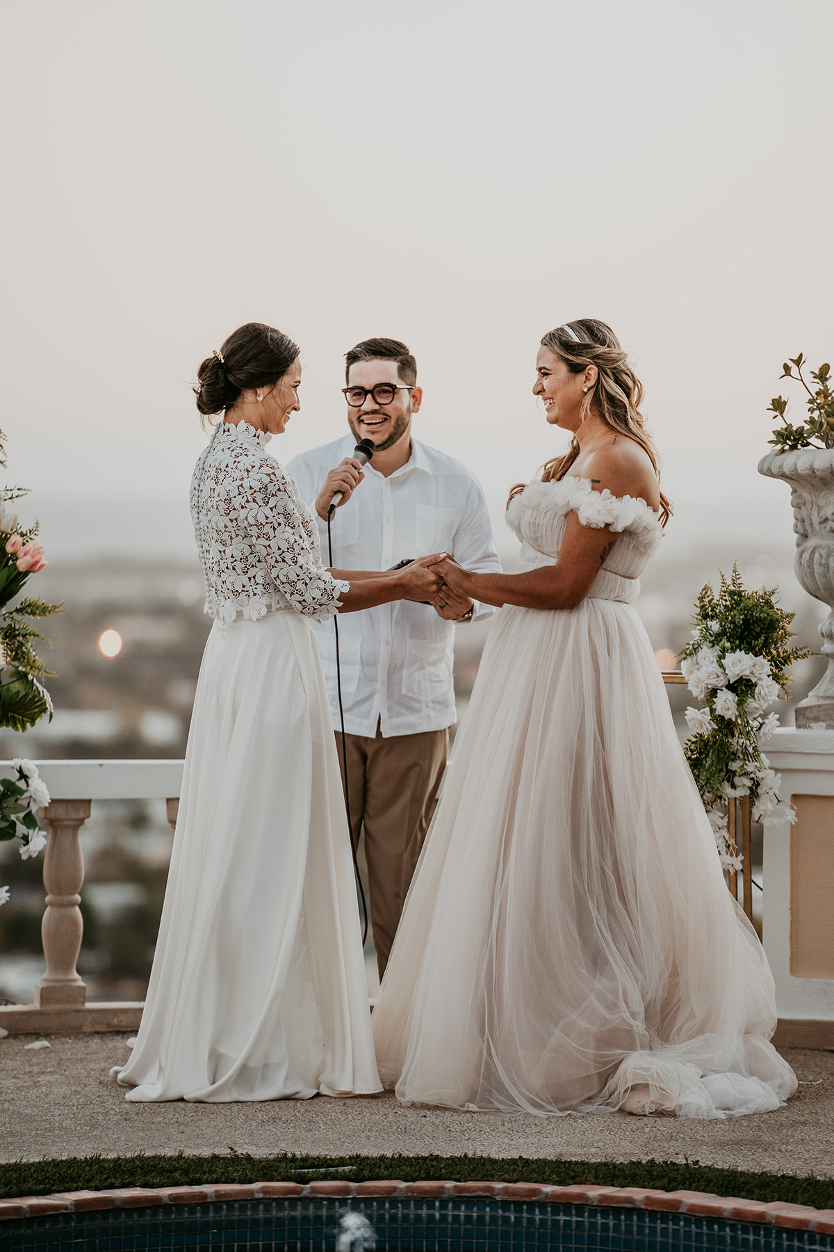 LGBTQ+ Wedding ceremony at Serrallés Ponce