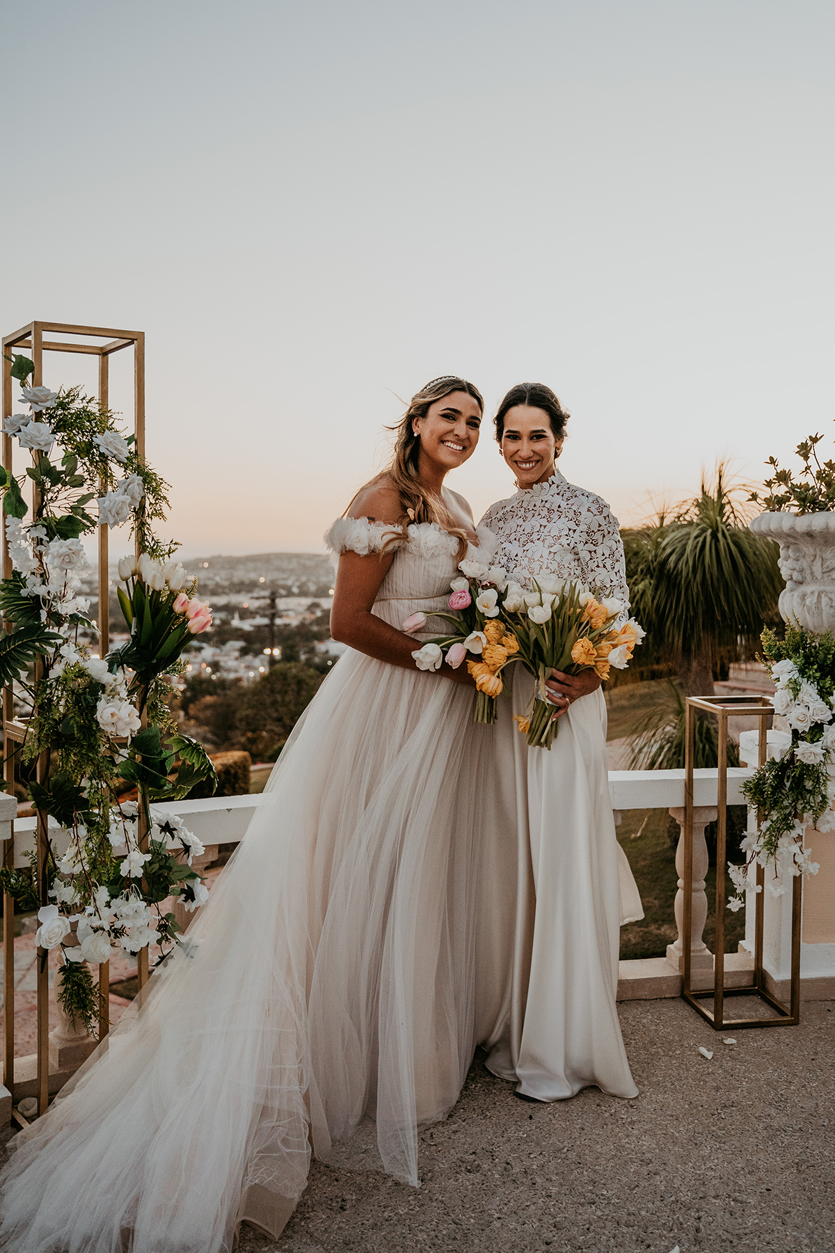 Two brides at Serrallés Ponce