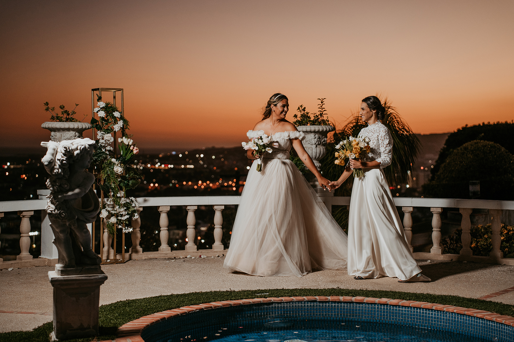 A Magical LGBTQ+ Wedding at Castillo Serrallés in Ponce