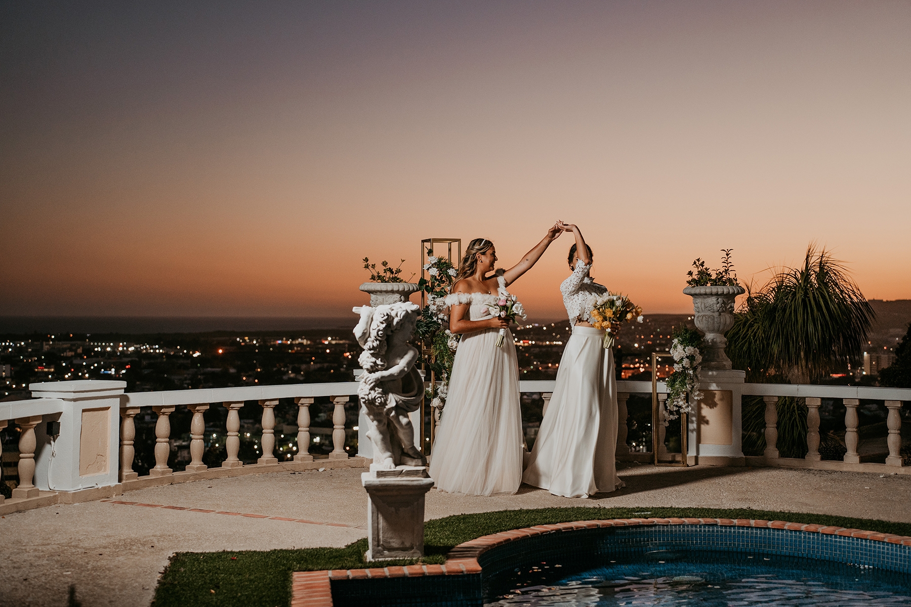 A Magical LGBTQ+ Wedding at Castillo Serrallés in Ponce