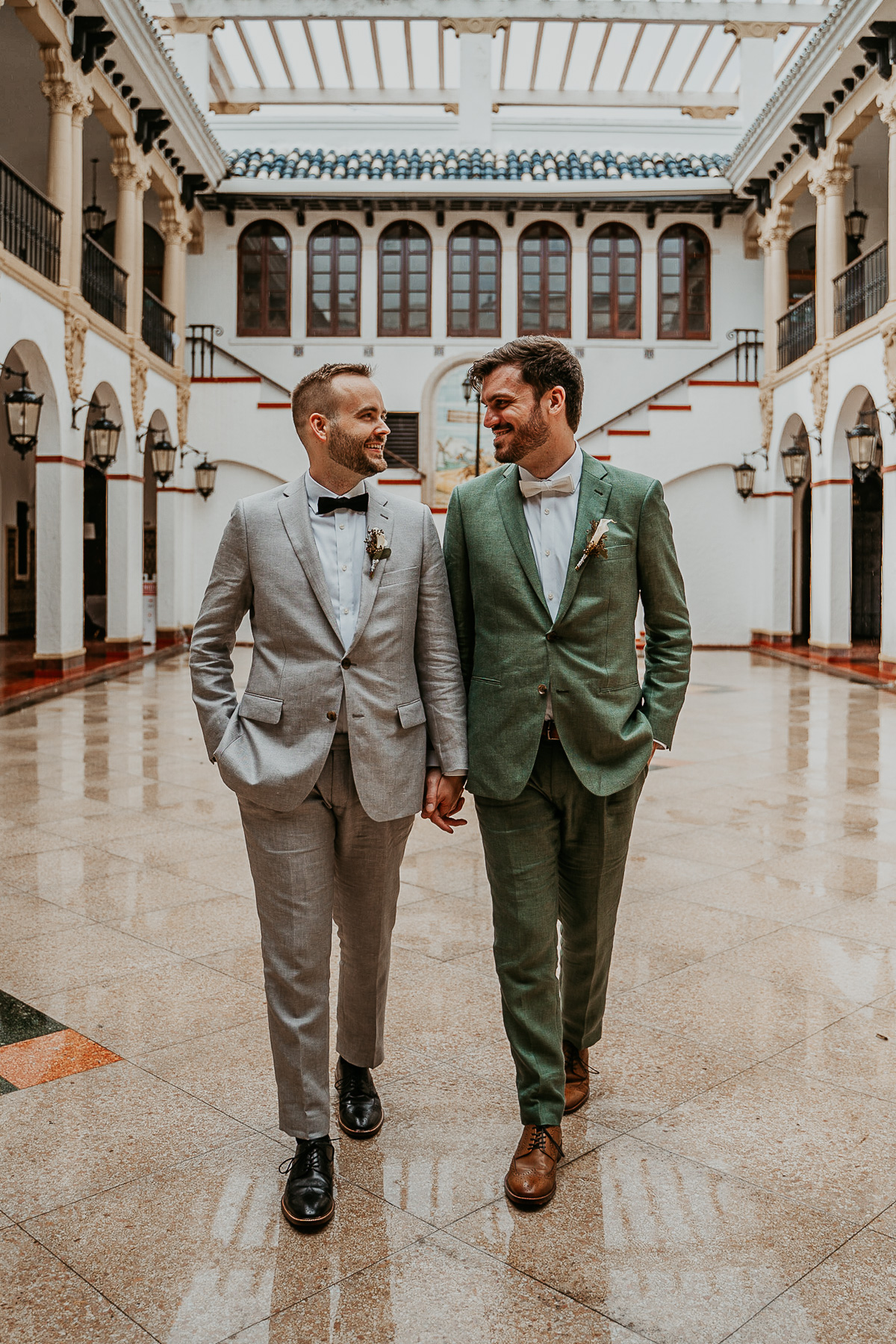 A Vibrant LGBTQ+ Wedding Party at Casa de España