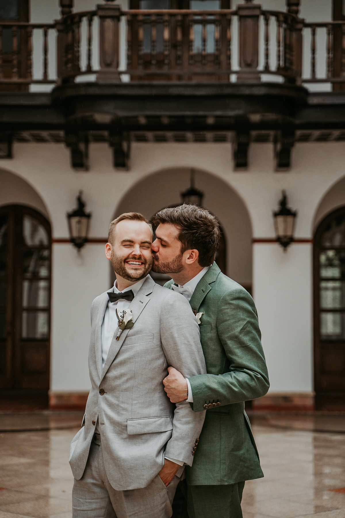 A Vibrant LGBTQ+ Wedding Party at Casa de España