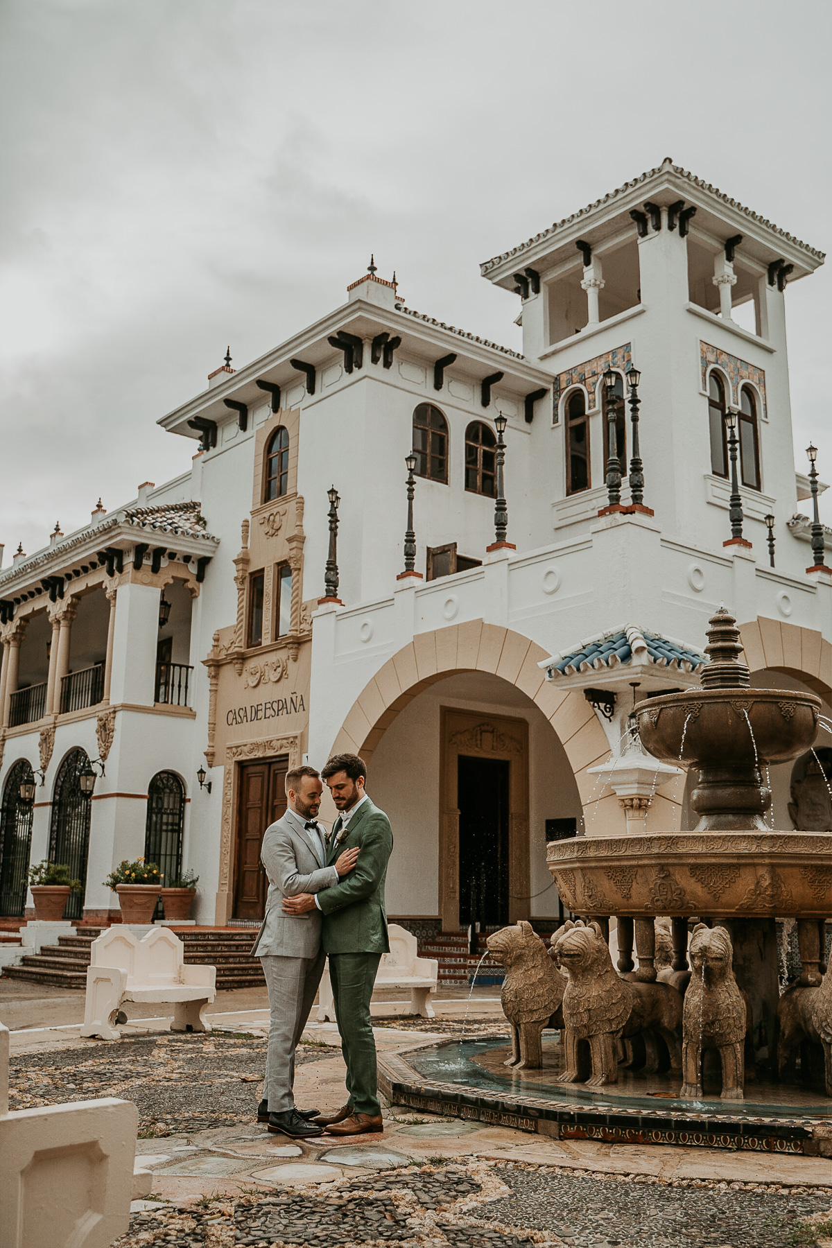 A Vibrant LGBTQ+ Wedding Party at Casa de España