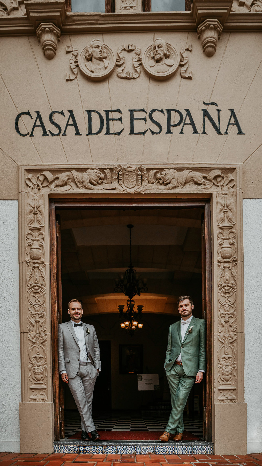 A Vibrant LGBTQ+ Wedding Party at Casa de España