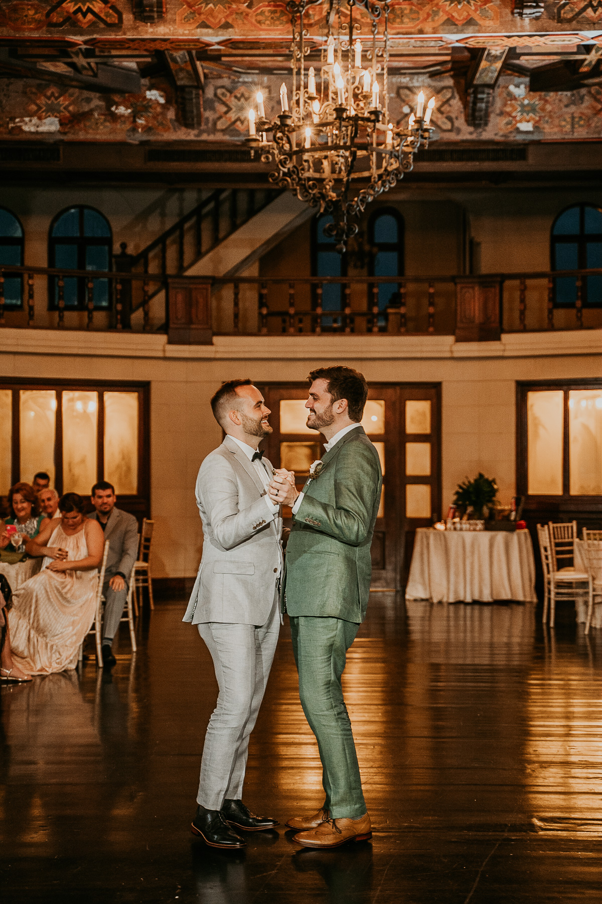 A Vibrant LGBTQ+ Wedding Party at Casa de España