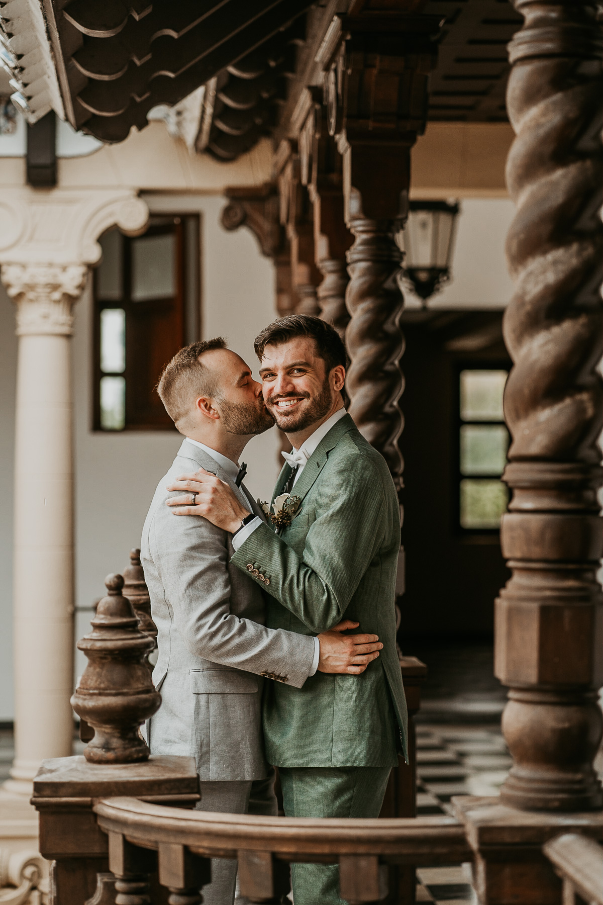 A Vibrant LGBTQ+ Wedding Party at Casa de España