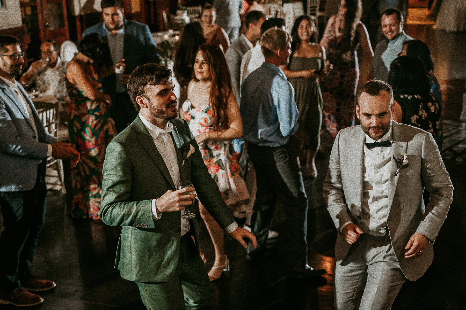 A Vibrant LGBTQ+ Wedding Party at Casa de España