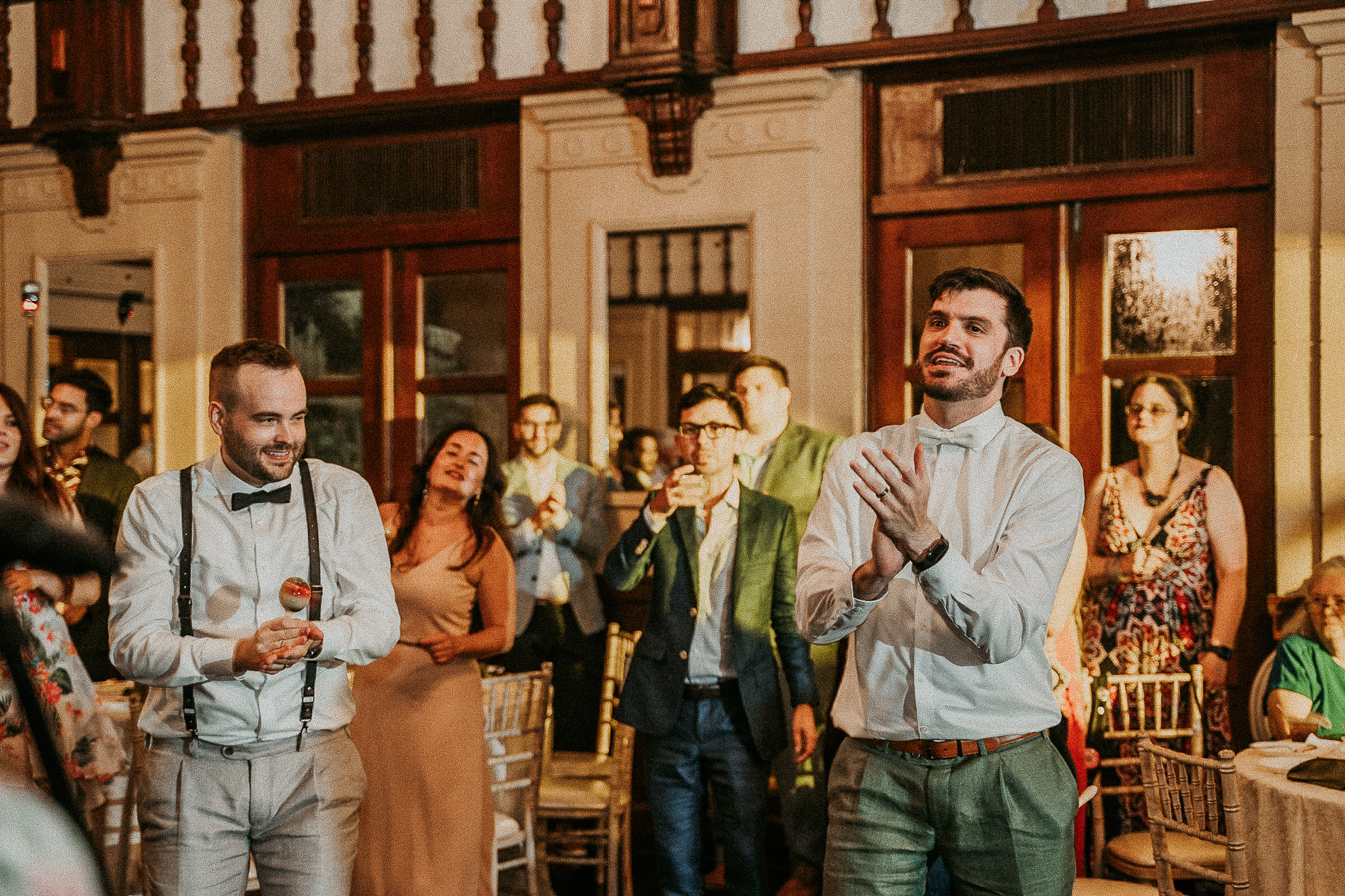 A Vibrant LGBTQ+ Wedding Party at Casa de España