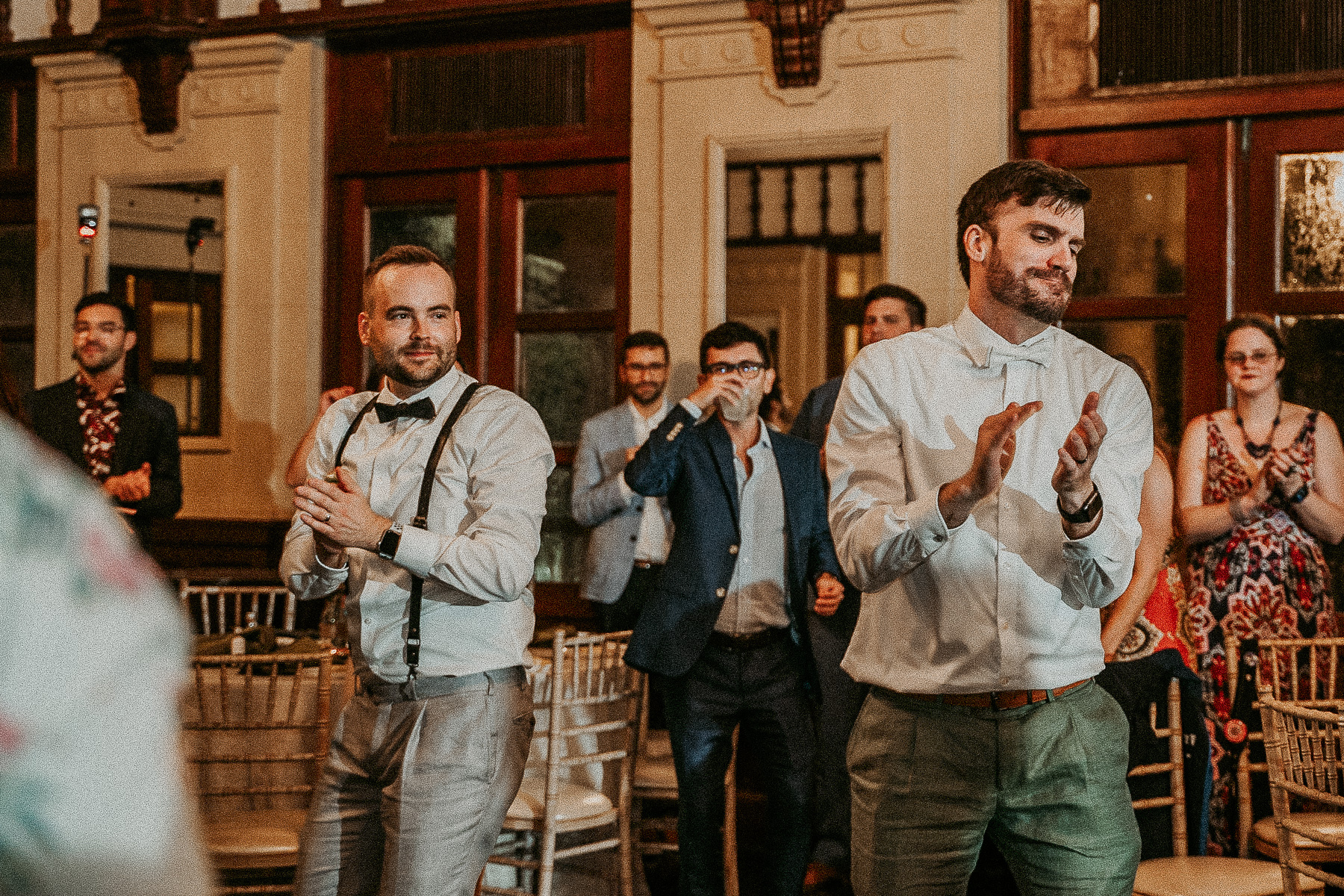 A Vibrant LGBTQ+ Wedding Party at Casa de España