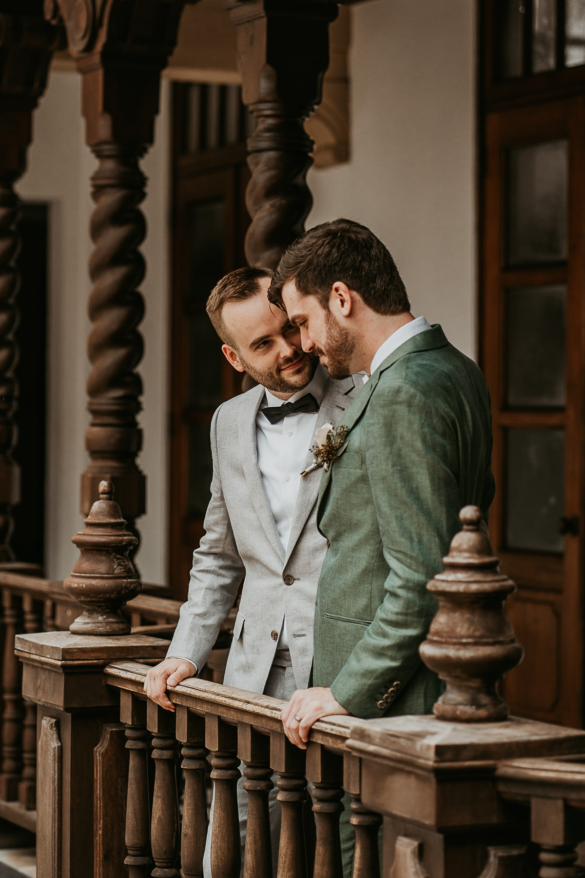 A Vibrant LGBTQ+ Wedding Party at Casa de España