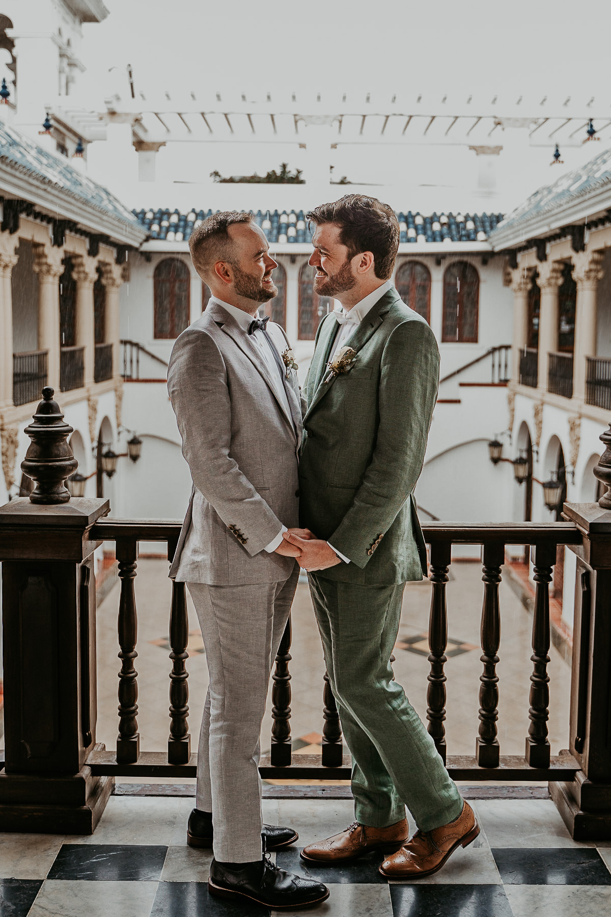 A Vibrant LGBTQ+ Wedding Party at Casa de España