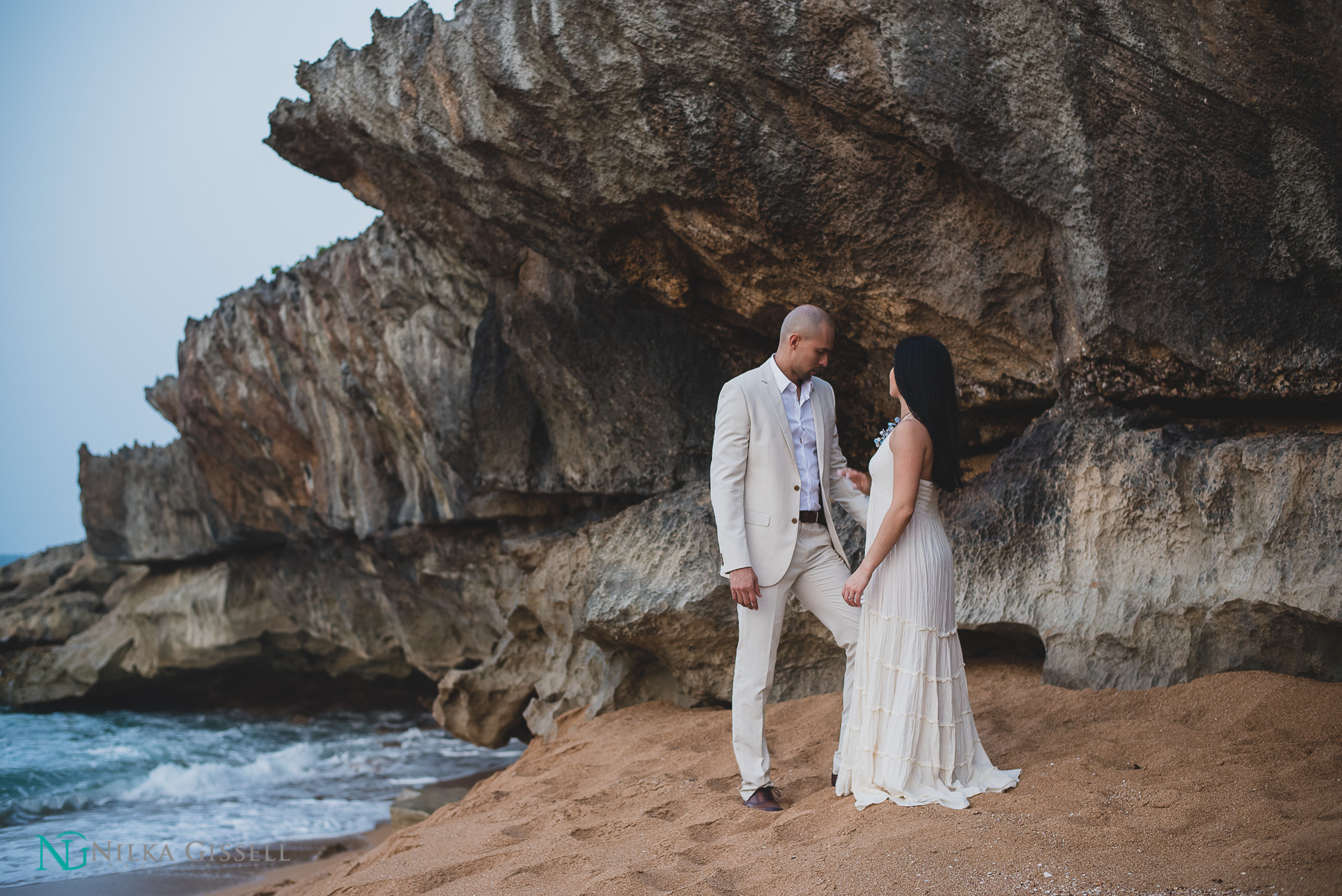 Adventure Beach Engagement in Puerto Rico