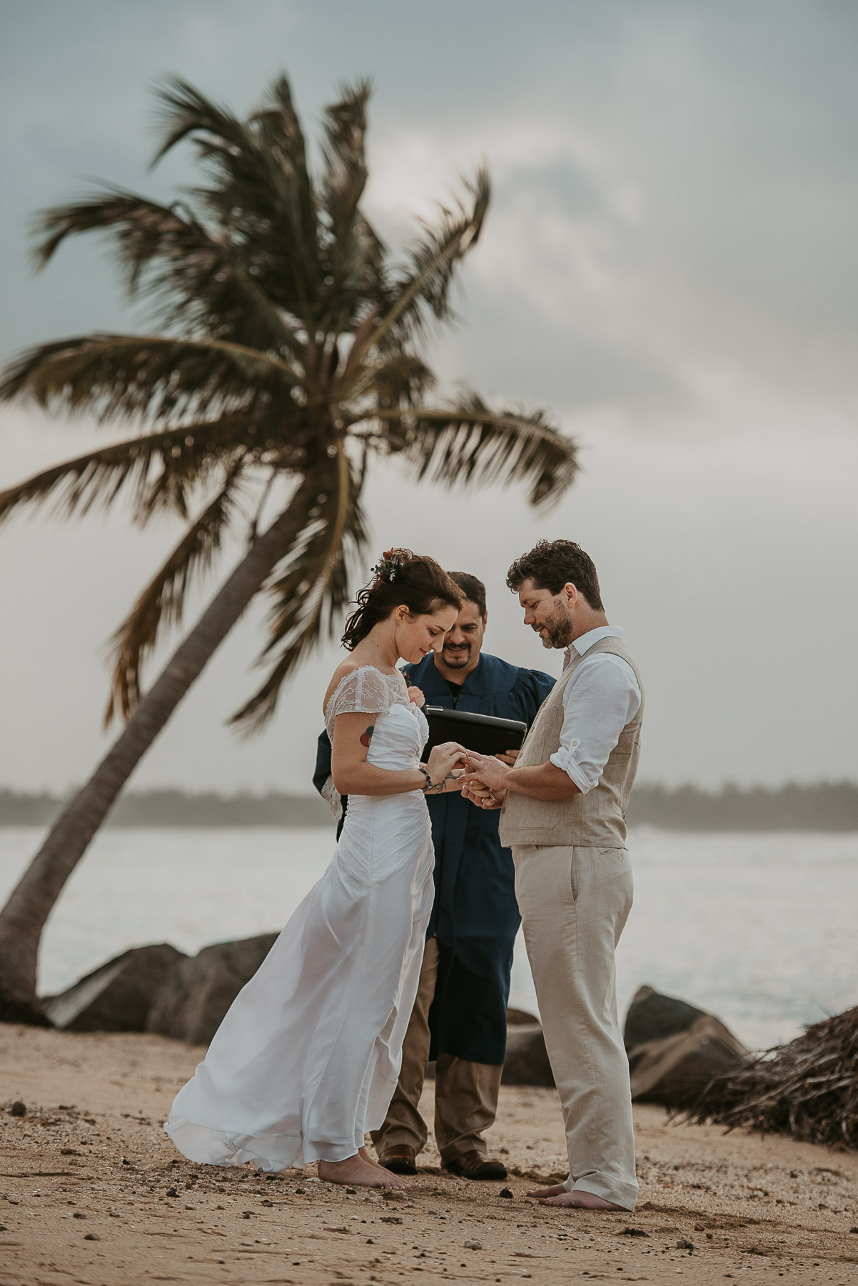 Beach Elopement Ceremony in Puerto Rico