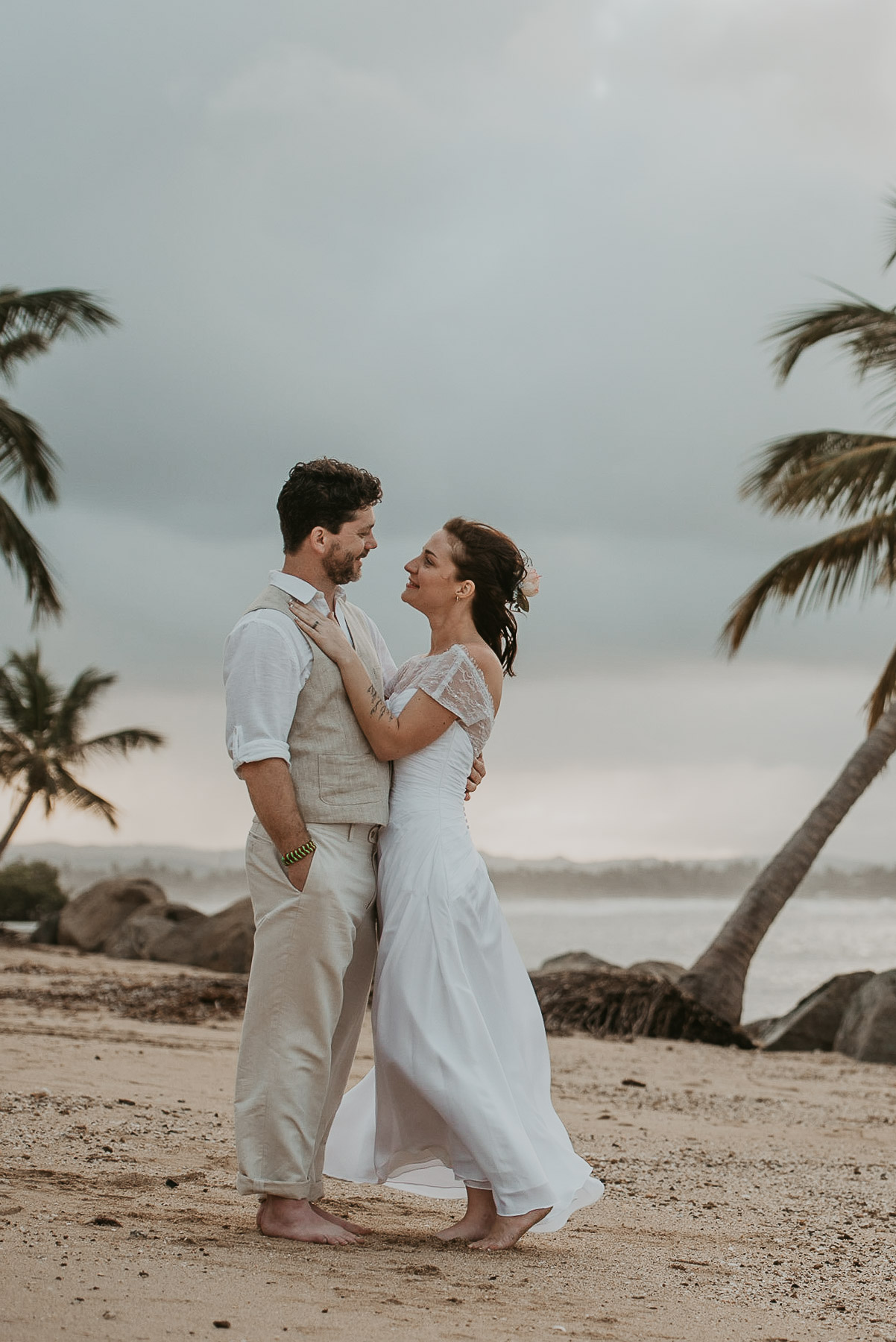 Beach Elopement Ceremony in Puerto Rico