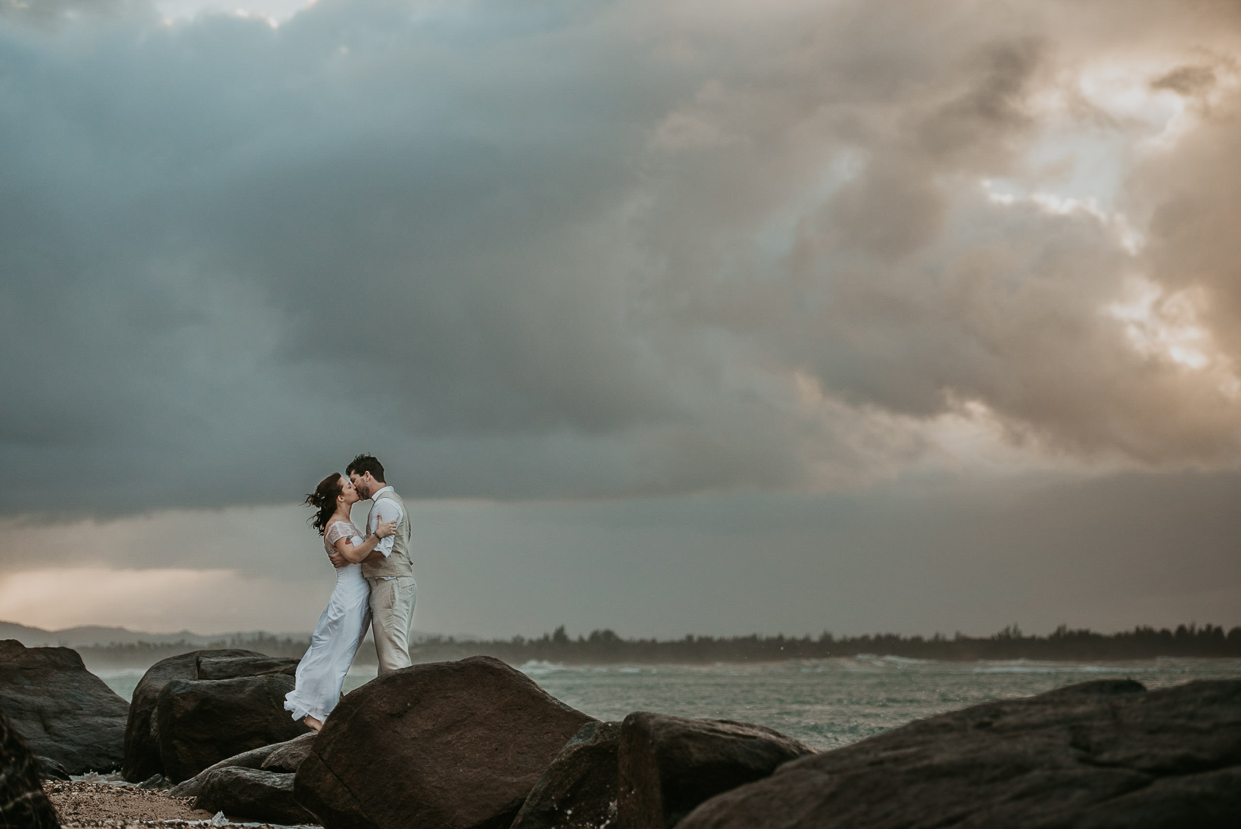 Beach Elopement Ceremony in Puerto Rico