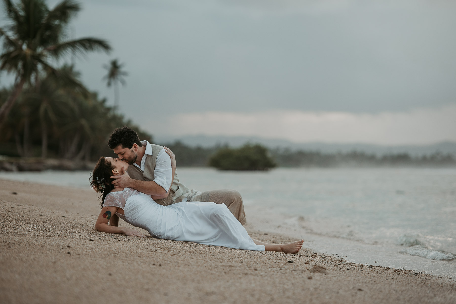 Beach Elopement Ceremony in Puerto Rico