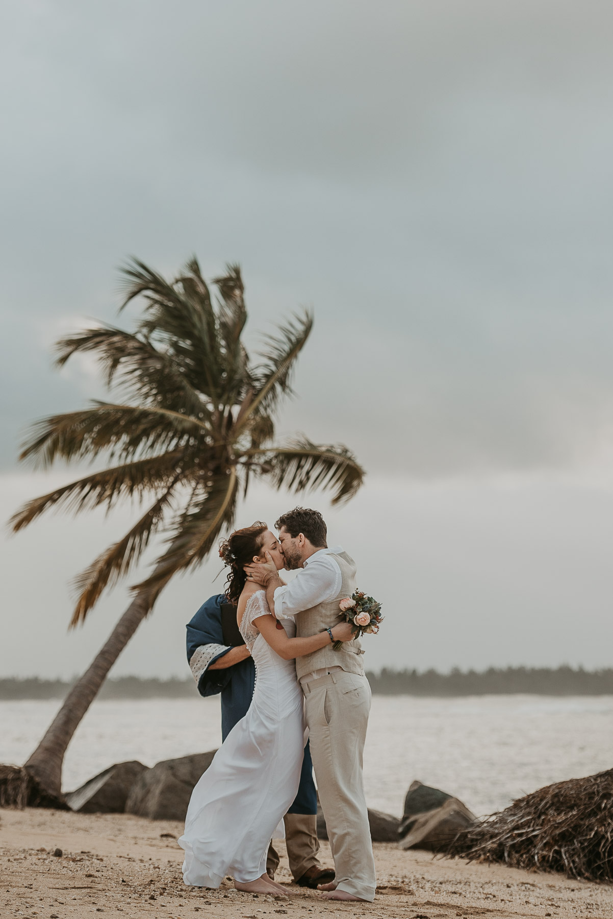 Beach Elopement Ceremony in Puerto Rico