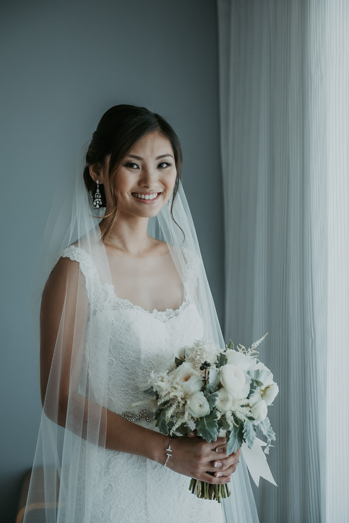 Portrait of the bride at La Concha Resort Wedding