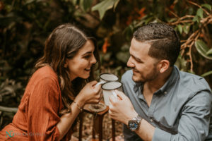 Cafe Nativo Coffee Themed Engagement Session in Puerto Rico