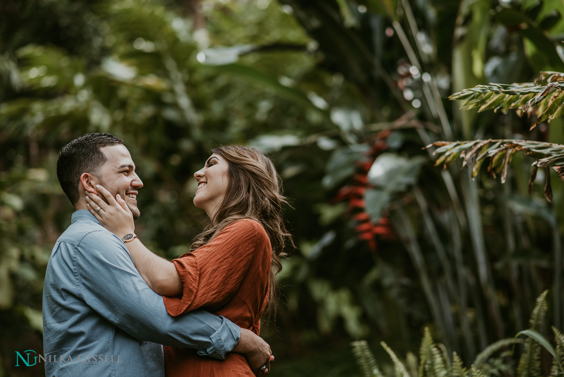 Cafe Nativo Coffee Themed Engagement Session in Puerto Rico