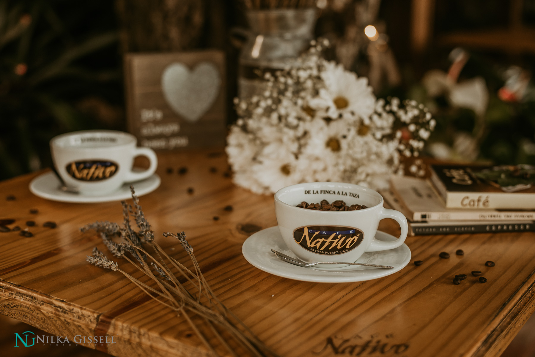 Cafe Nativo Coffee Themed Engagement Session in Puerto Rico