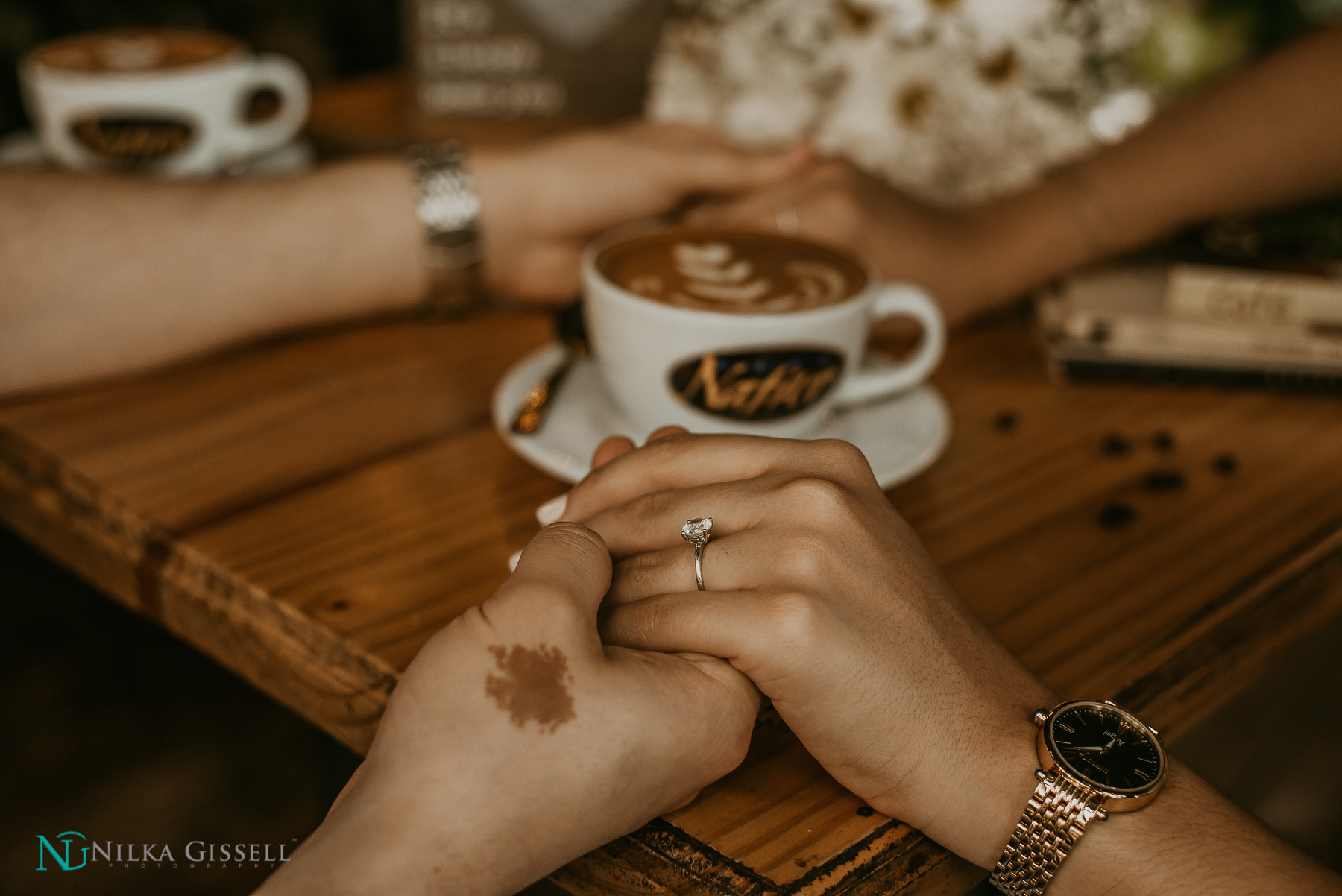 Cafe Nativo Coffee Themed Engagement Session in Puerto Rico