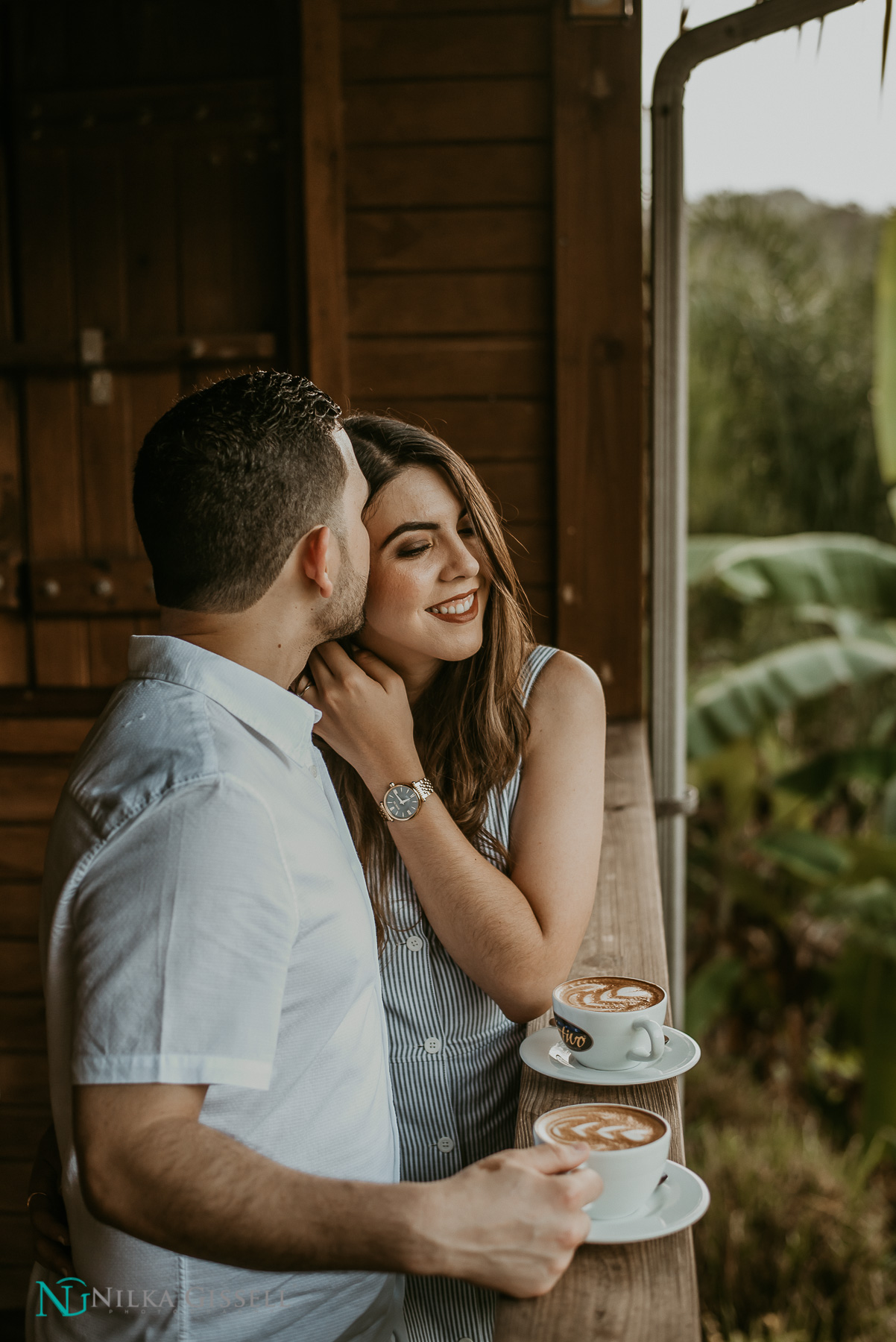 Cafe Nativo Coffee Themed Engagement Session in Puerto Rico