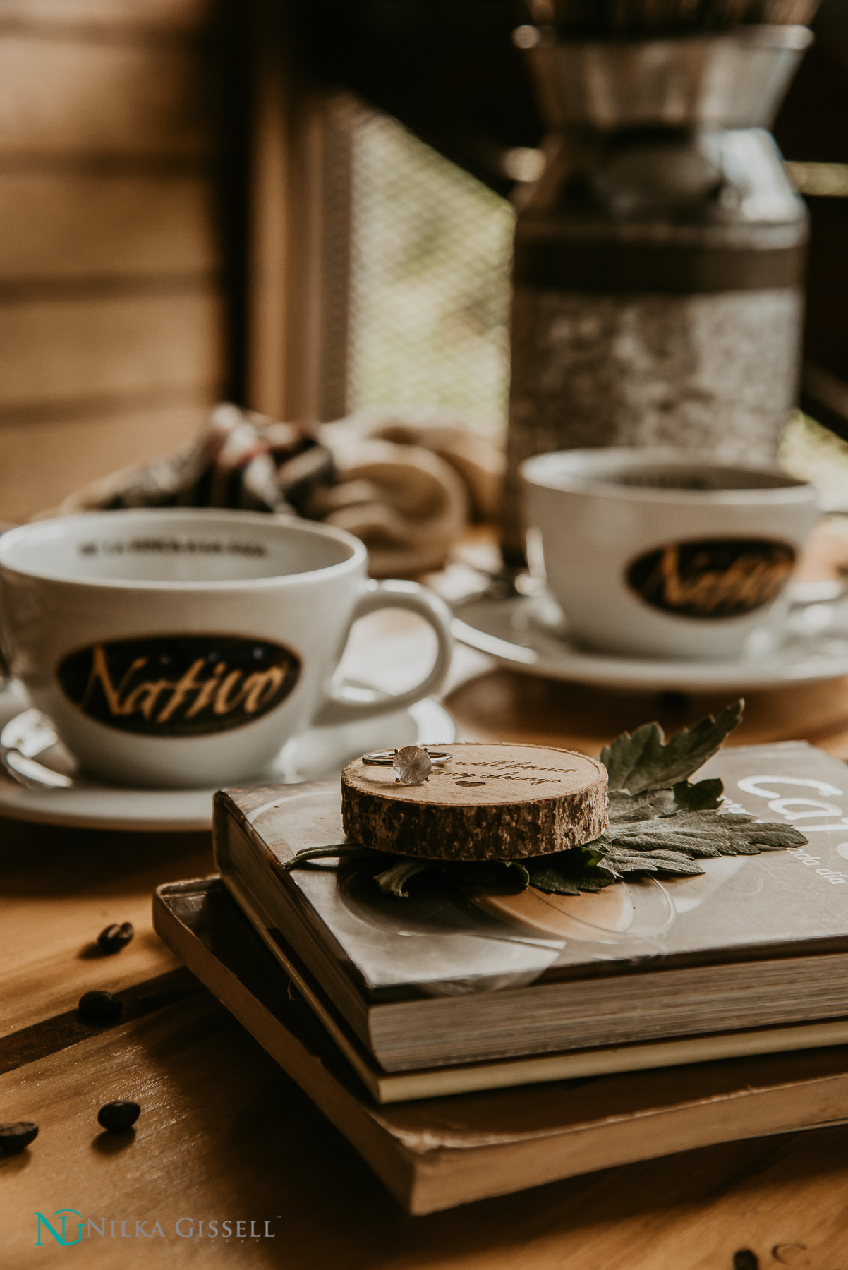 Cafe Nativo Coffee Themed Engagement Session in Puerto Rico