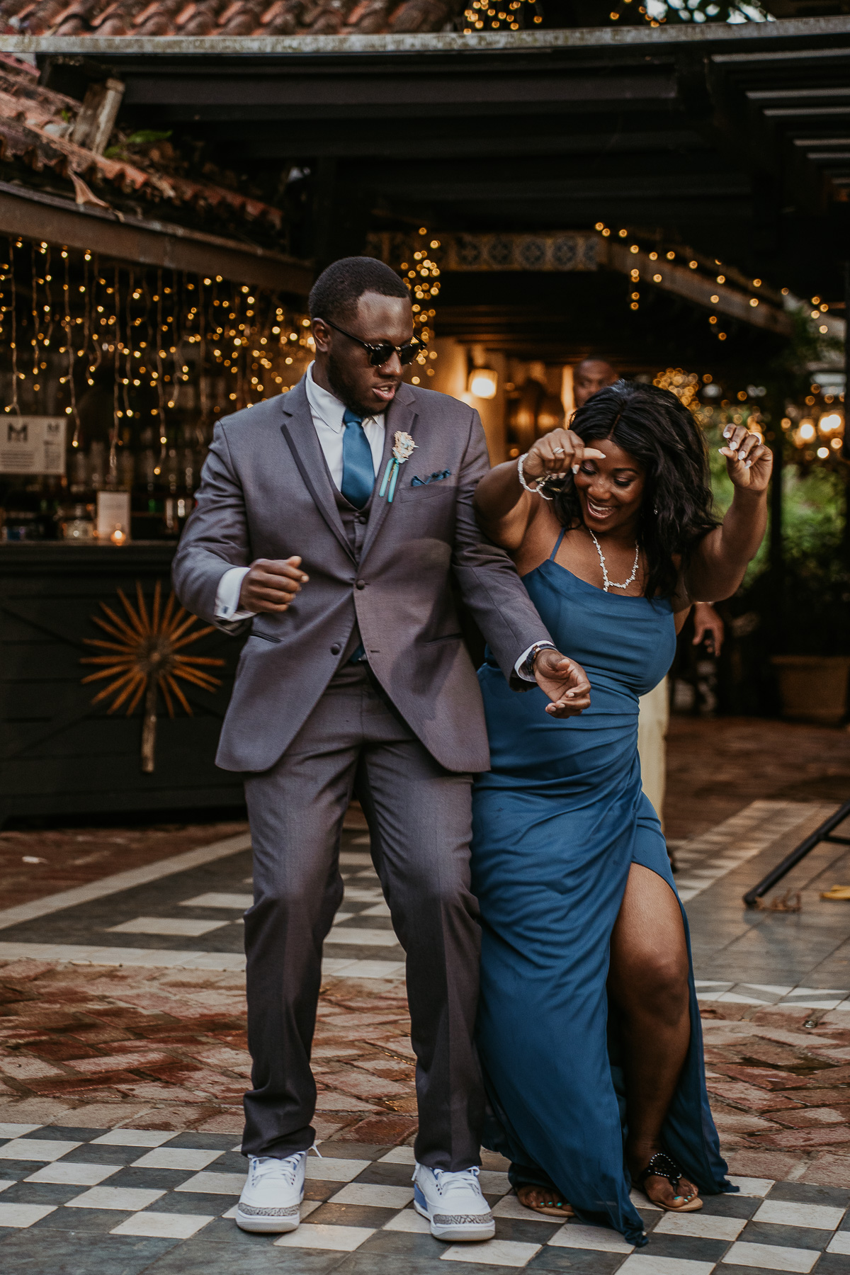 Wedding Squad entrance at Hacienda Siesta Alegre