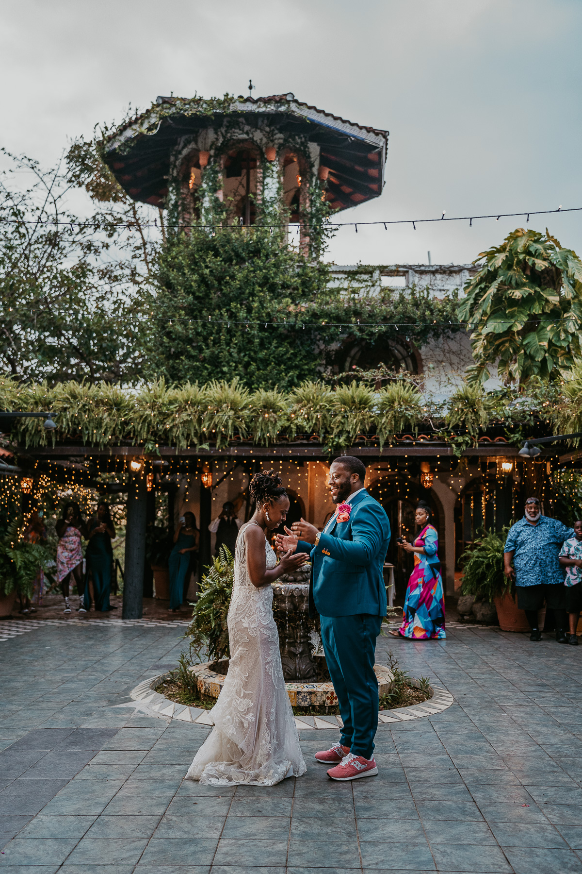 Bride and groom first dance at Hacienda Siesta Alegre