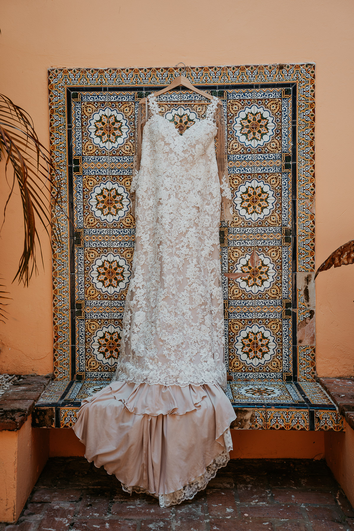 Old San Juan Airbnb Wedding Preparations: Bride Getting Ready