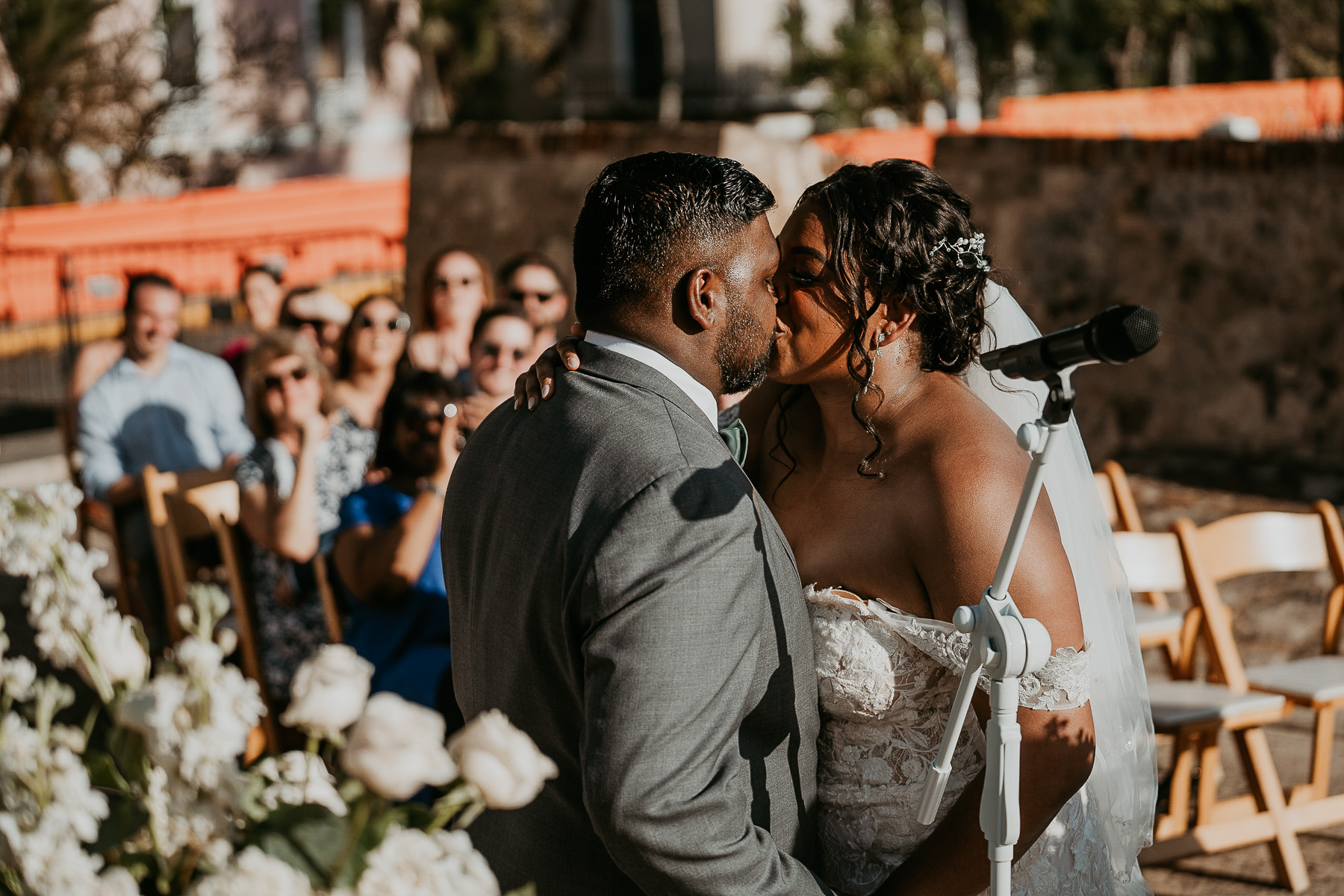 Wedding ceremony at La Rogativa Old San Juan