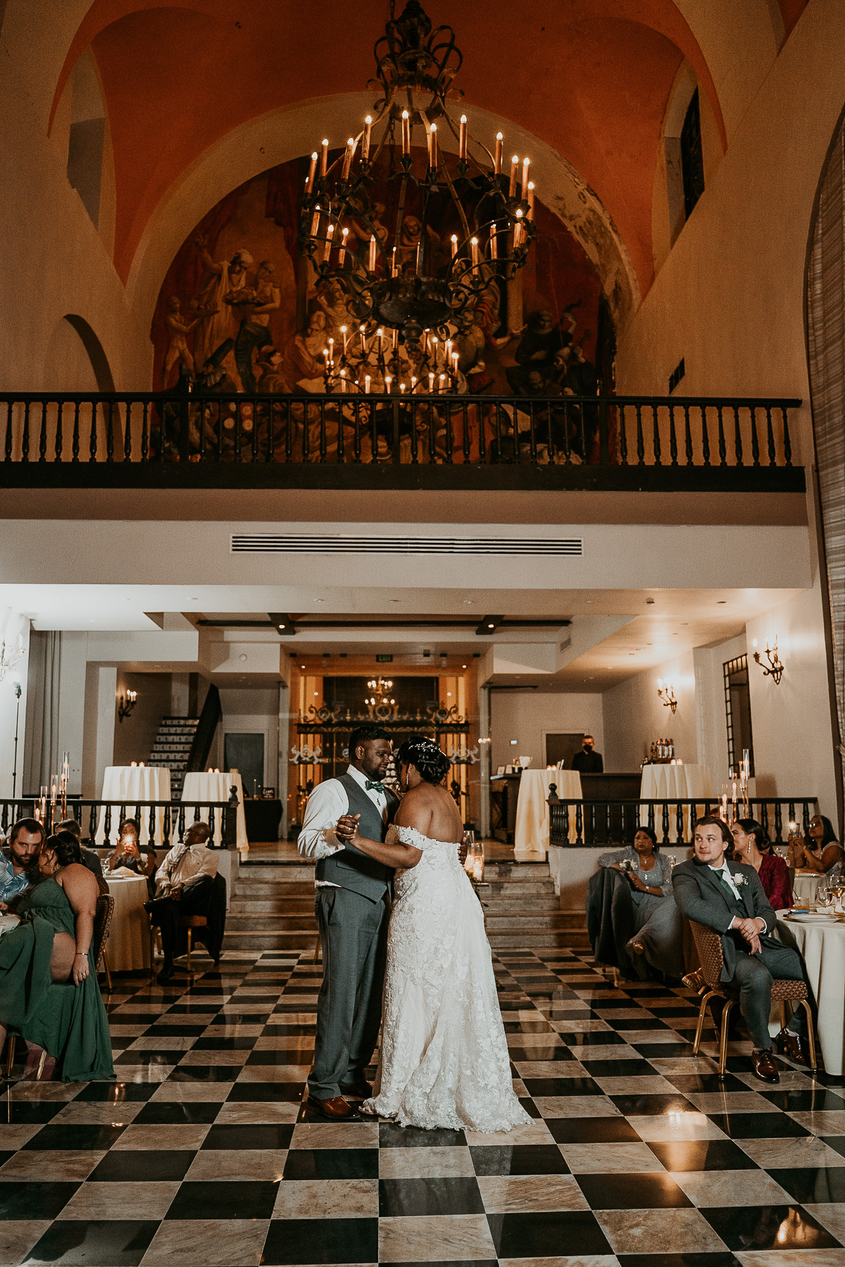 First dance at Hotel El Convento Wedding