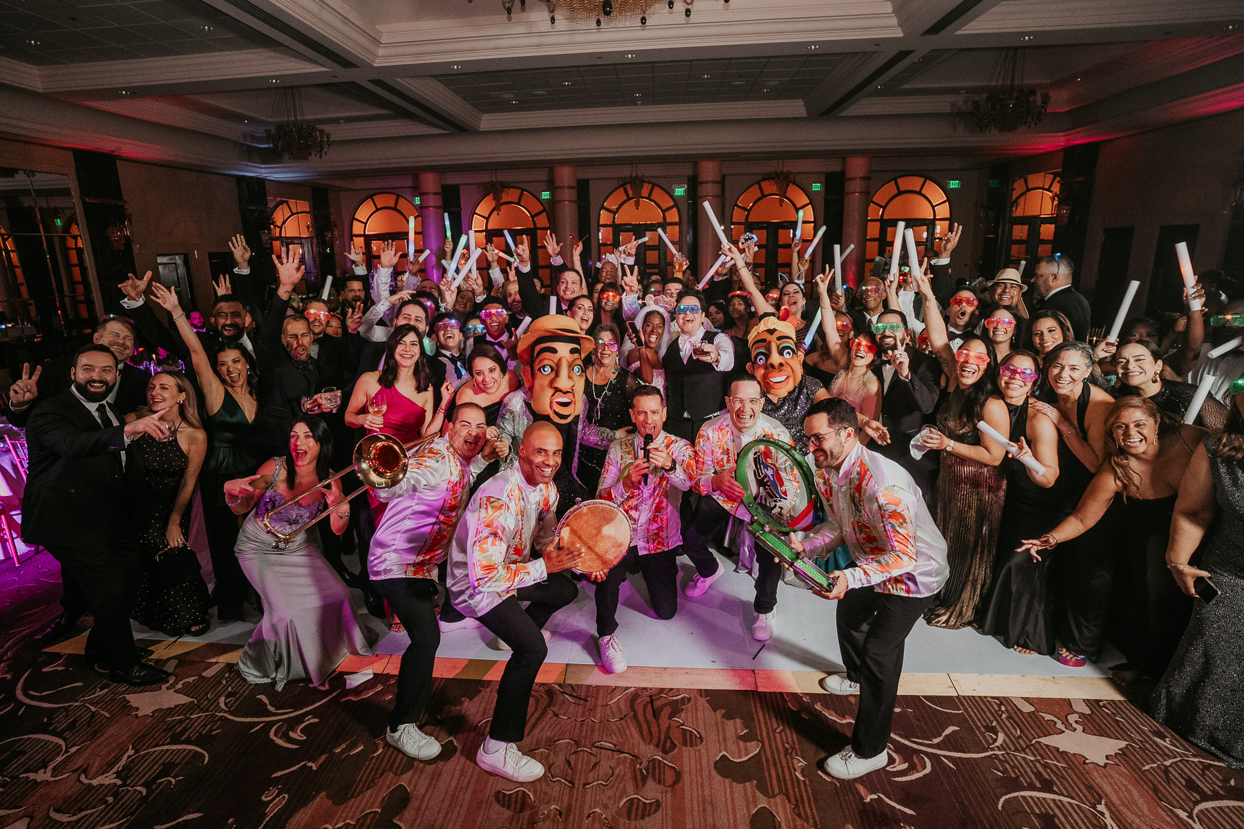 Dancing at a Condado Vanderbilt wedding in San Juan Puerto Rico