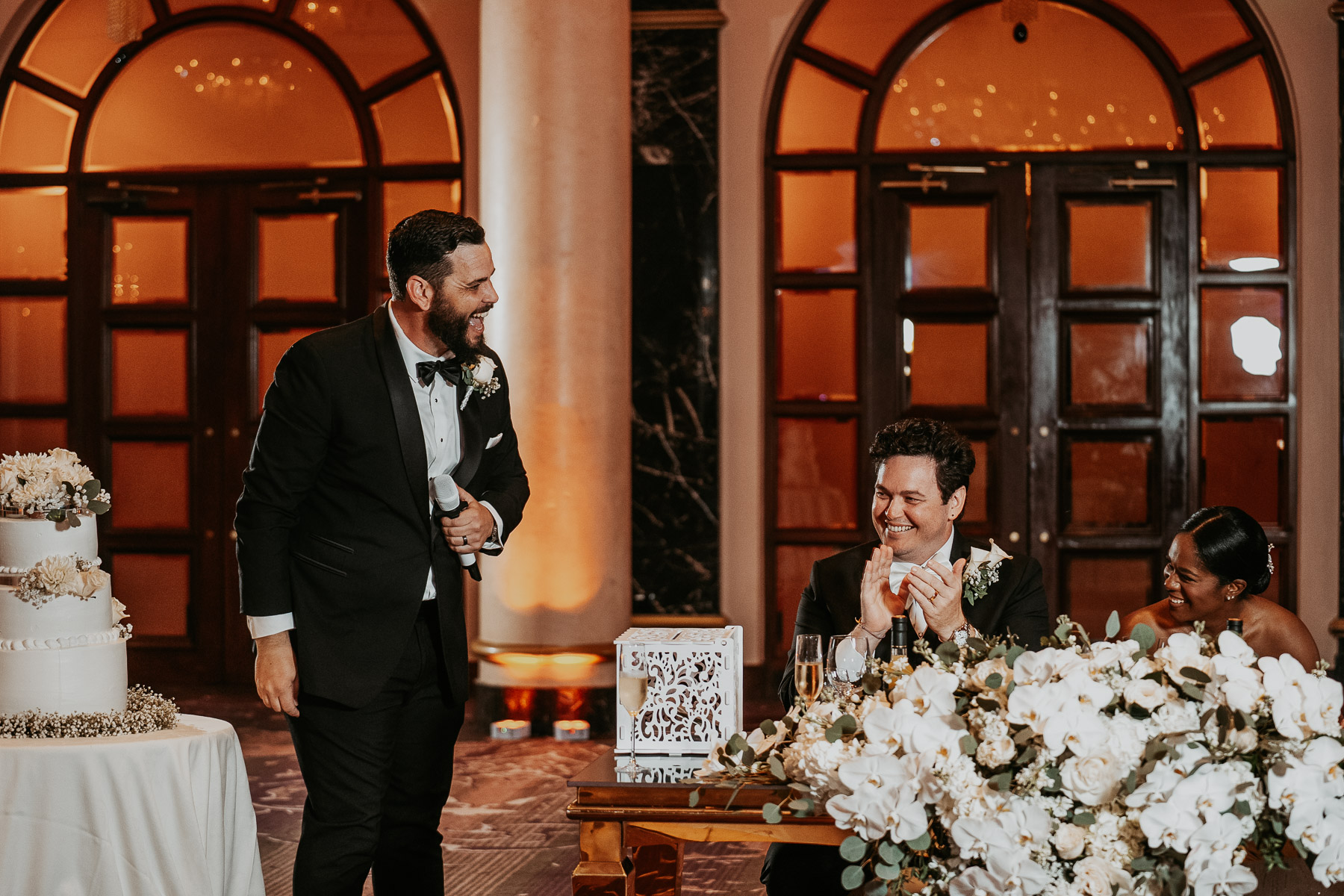 Toast at Condado Vanderbilt Wedding