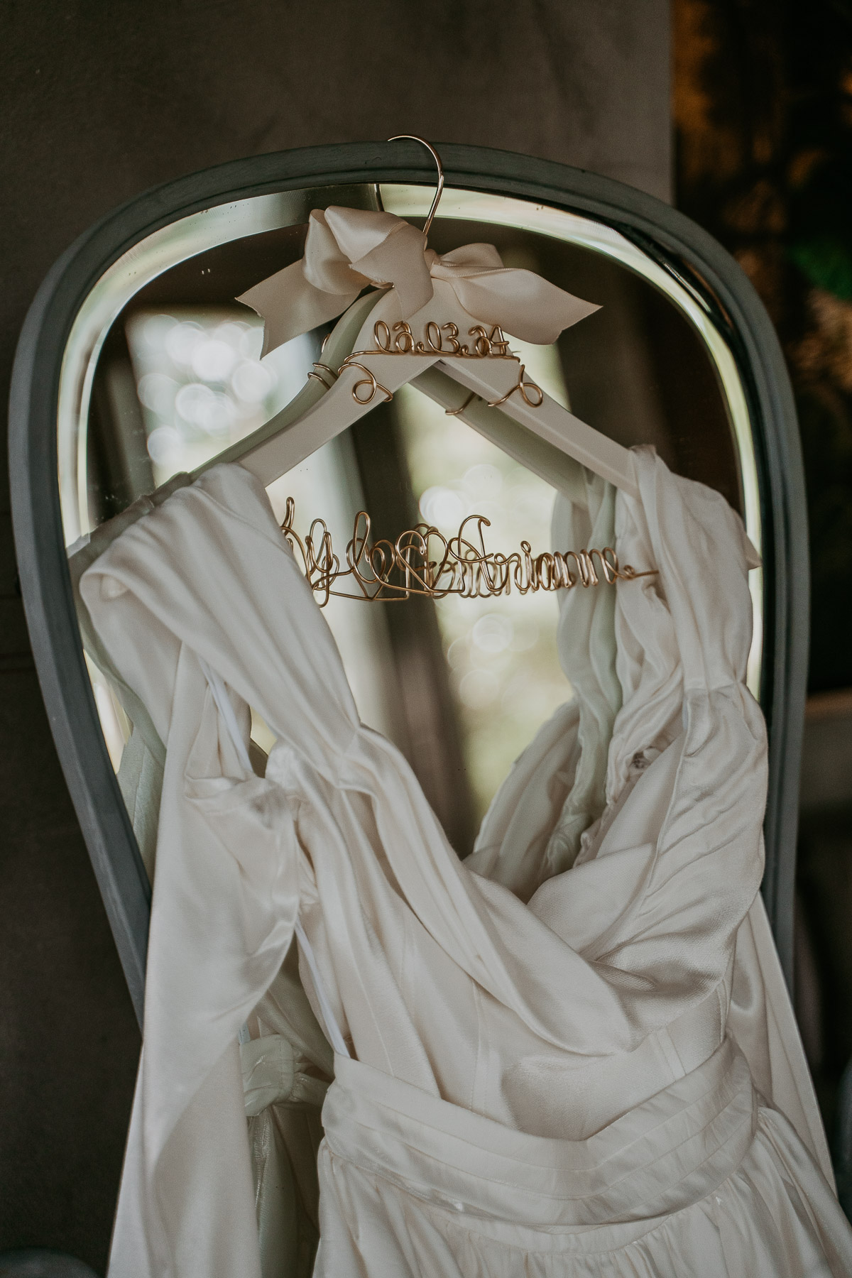 Bride dress at Dos Aguas Boutique Hotel in Rio Grande.