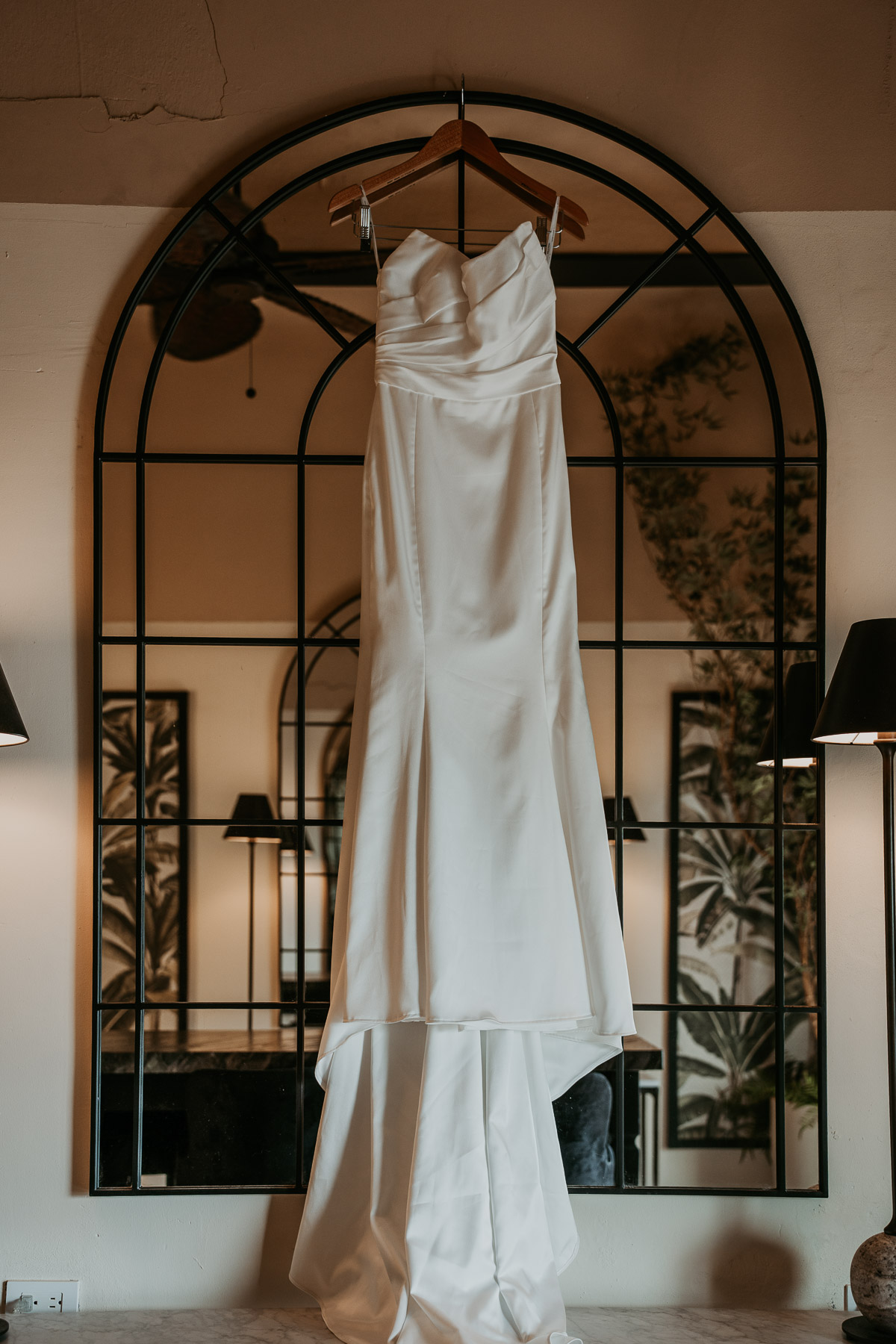 Wedding details and morning light inside El Convento, a historic Old San Juan wedding hotel